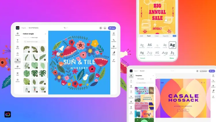 Adobe Express designs