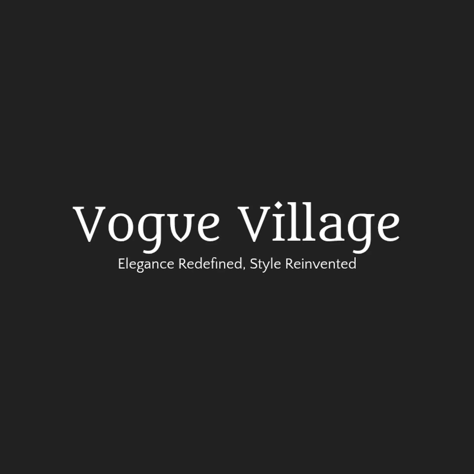 Vogue Village logo for designer fashion
