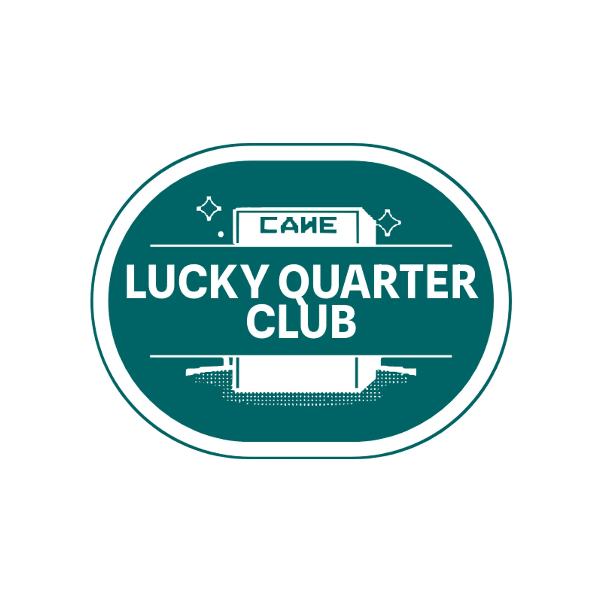 Lucky Quarter Club logo for arcade