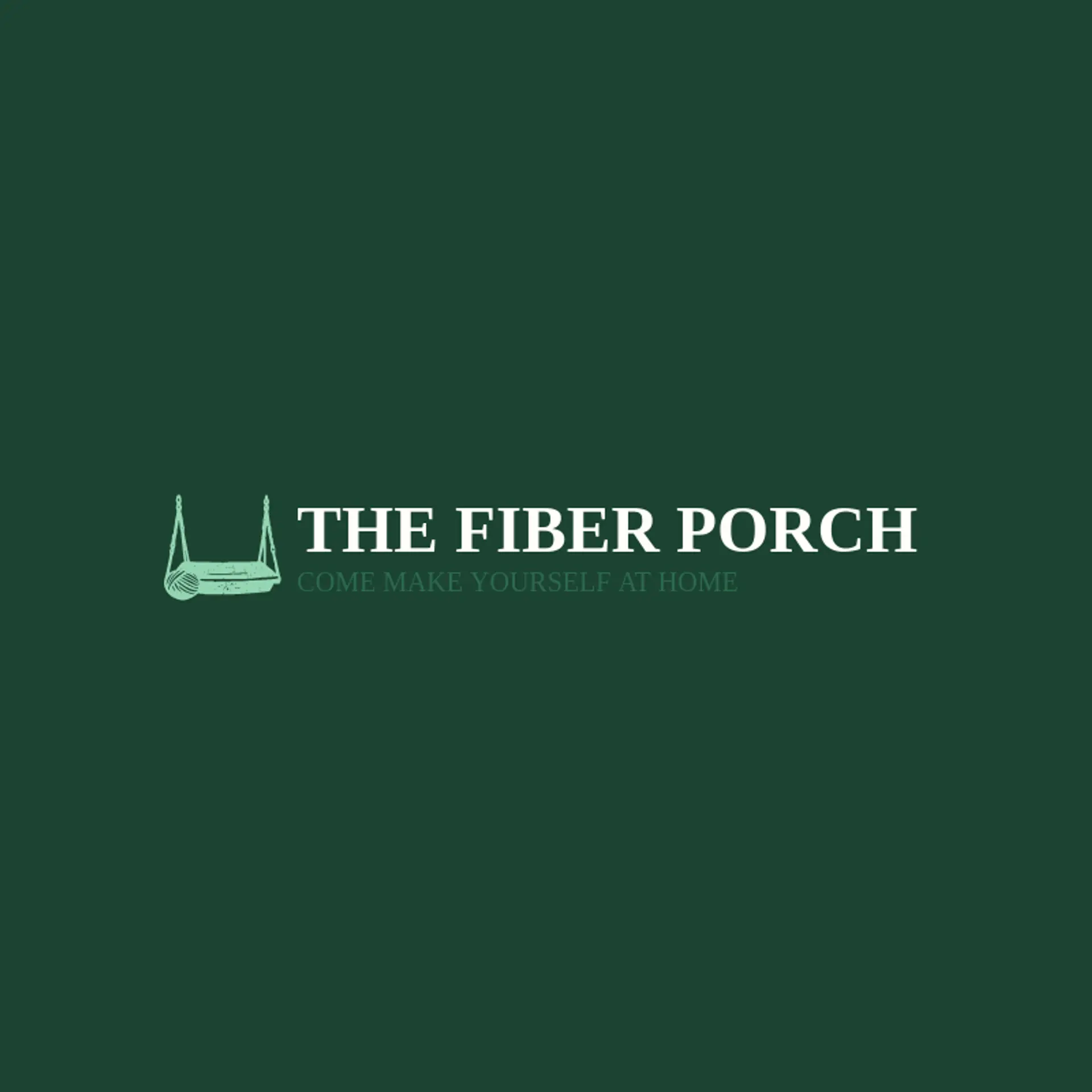 The Fiber Porch logo for yarn