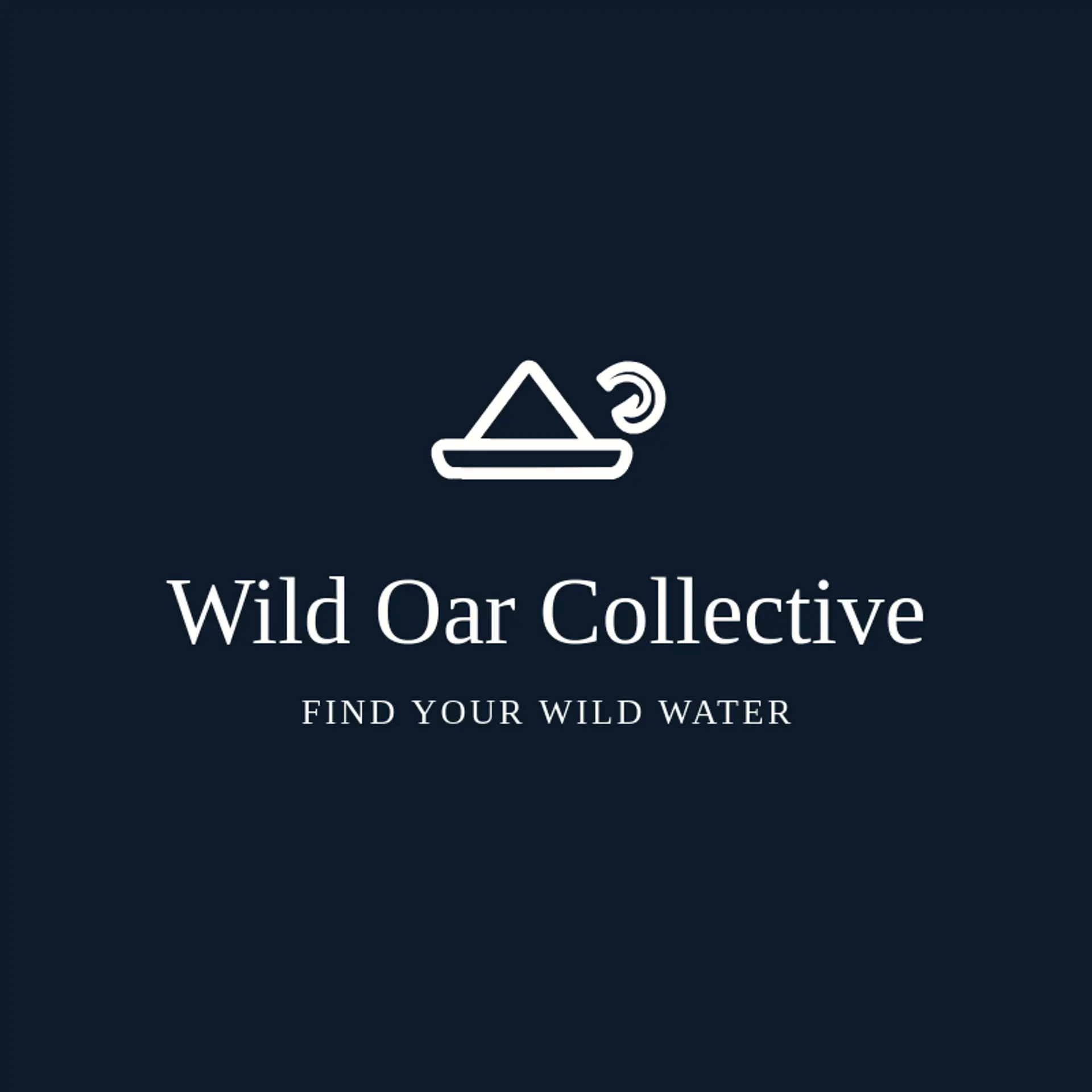 Wild Oar Collective logo for kayak