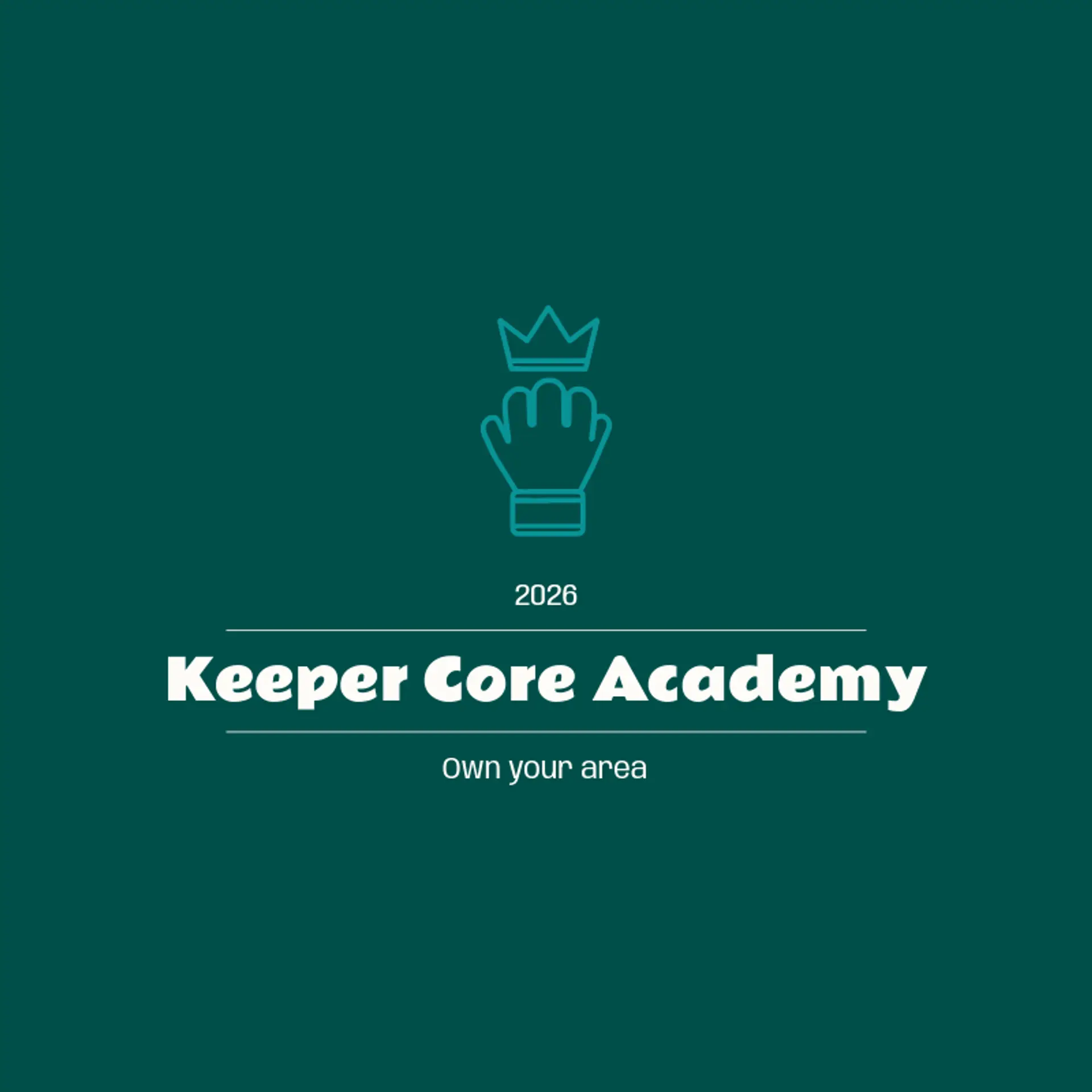 Keeper Core Academy logo for futsal