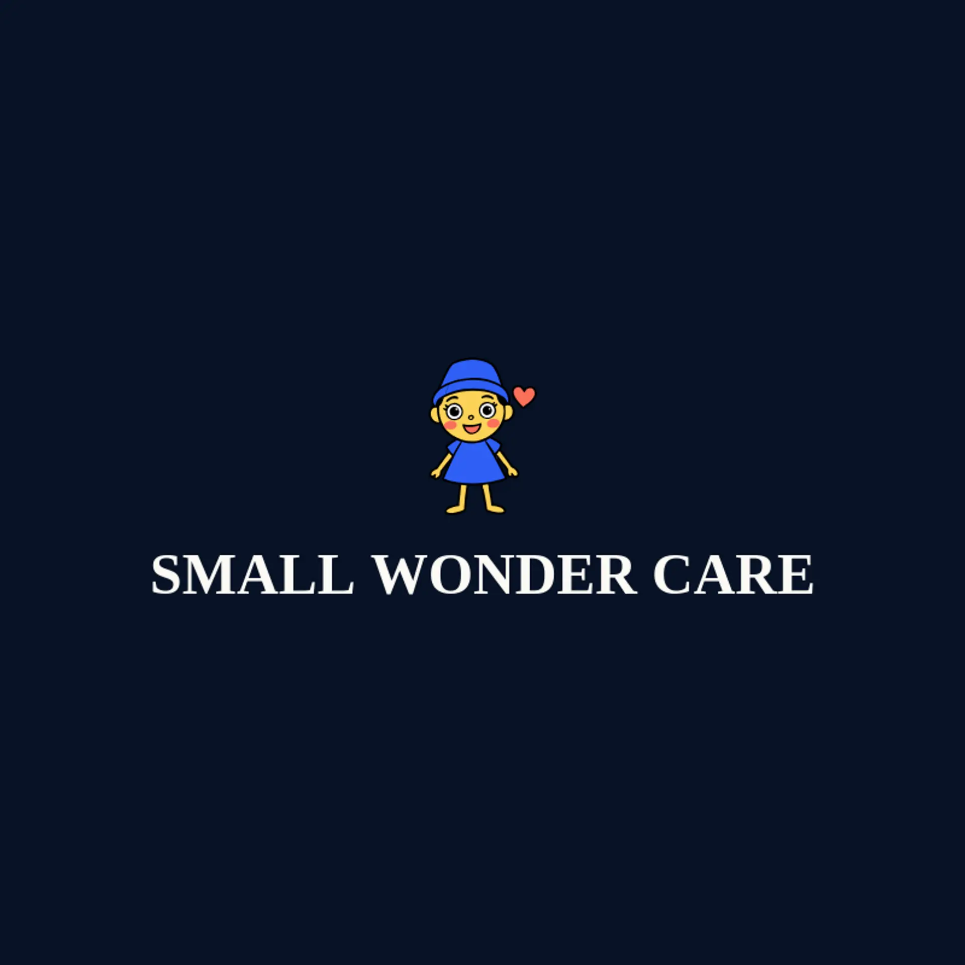 Small Wonder Care logo for babysitter