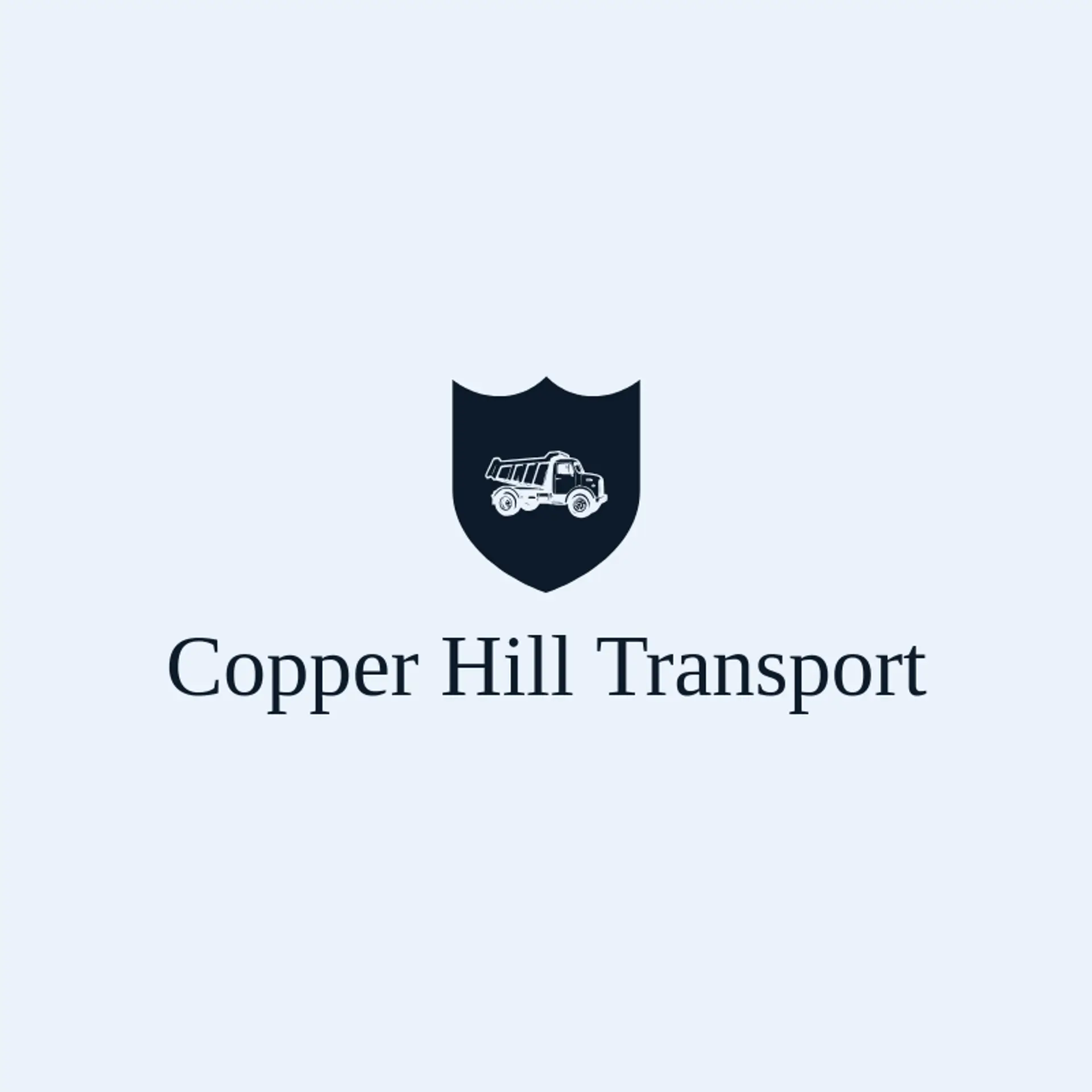 Copper Hill Transport logo for dump truck