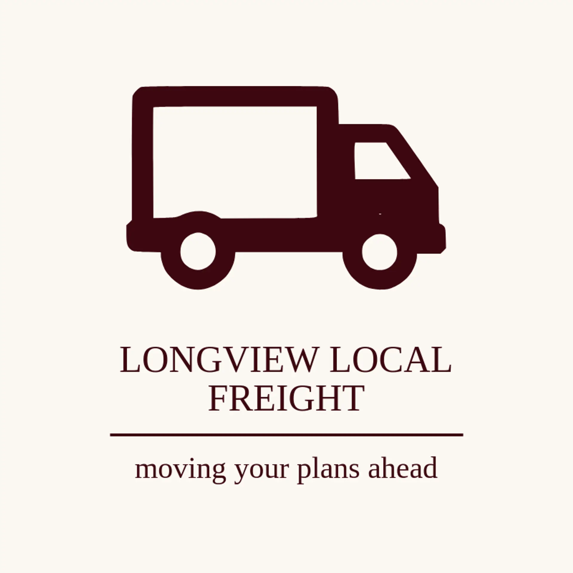 Longview Local Freight logo for box truck