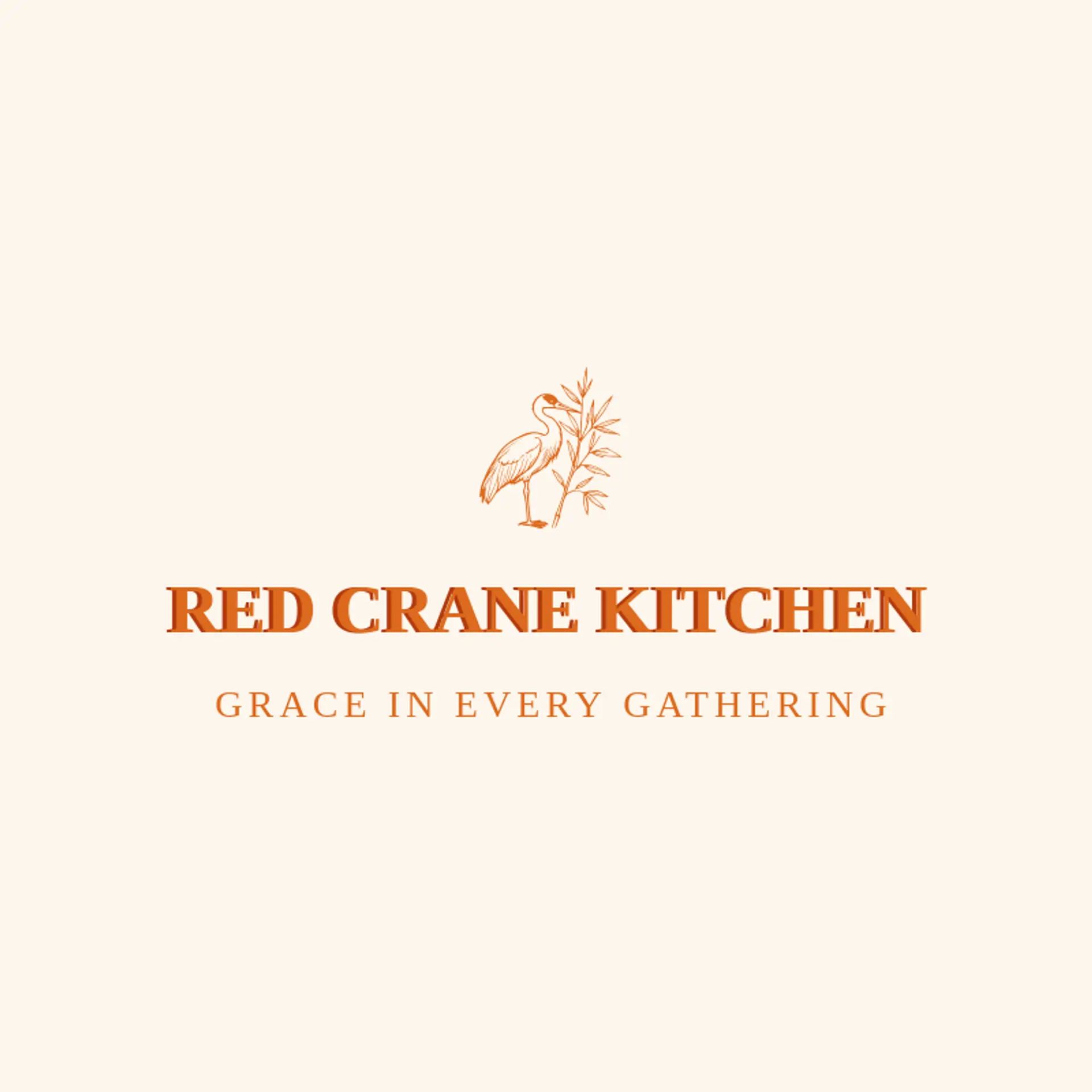 Red Crane Kitchen logo for chinese food