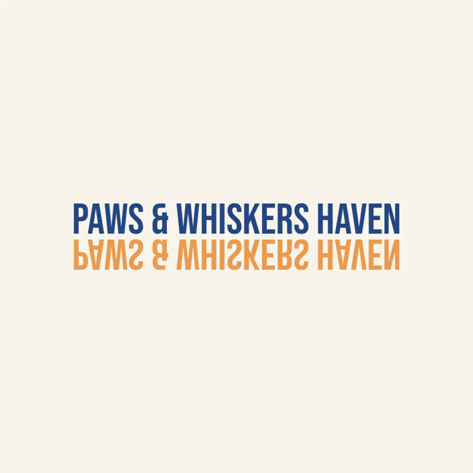Paws & Whiskers Emporium logo for pet store
