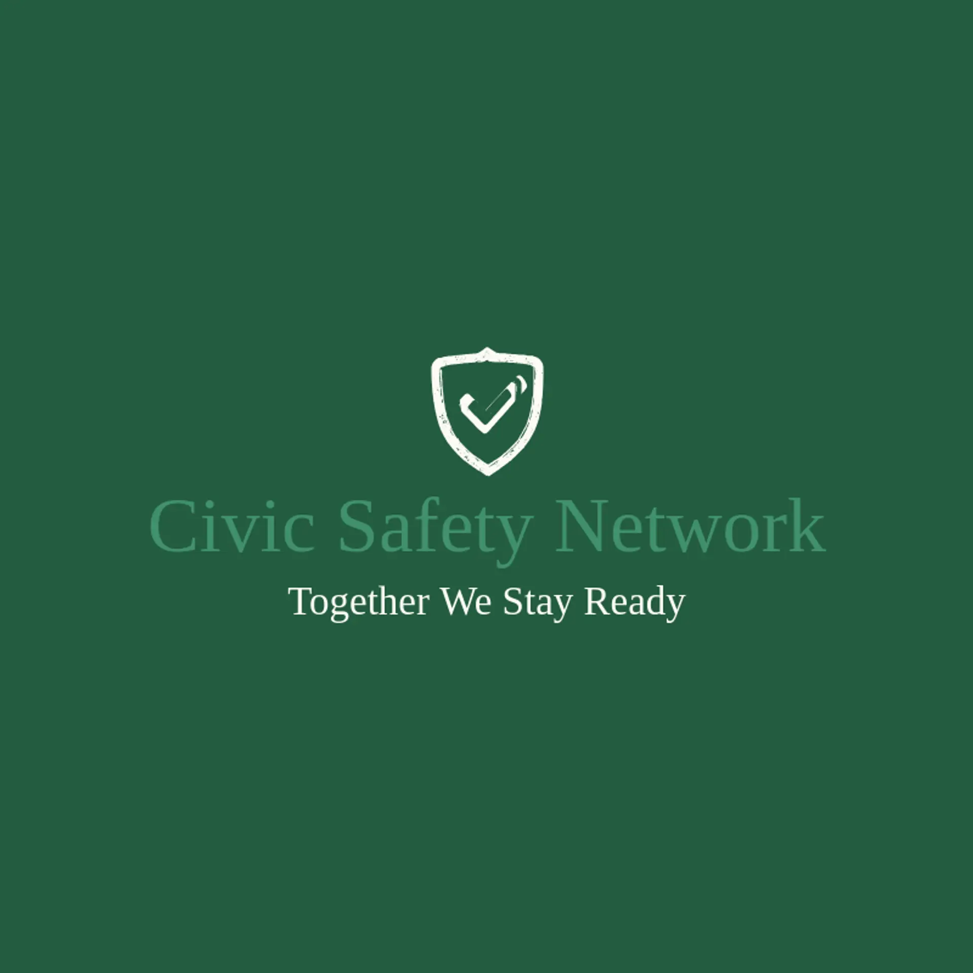 Civic Safety Network logo for safety