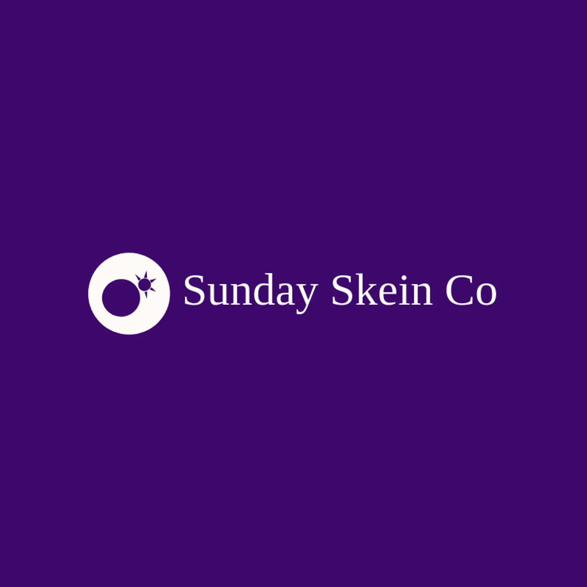 Sunday Skein Co logo for yarn