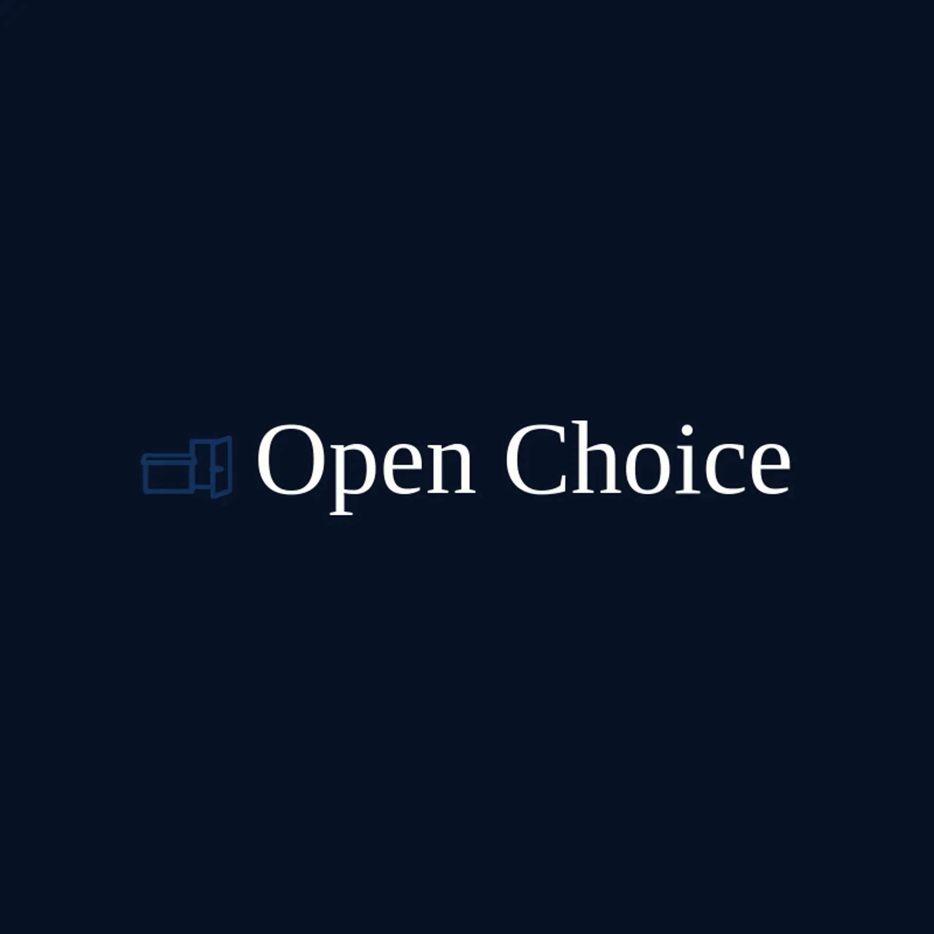 Open Choice logo for vote