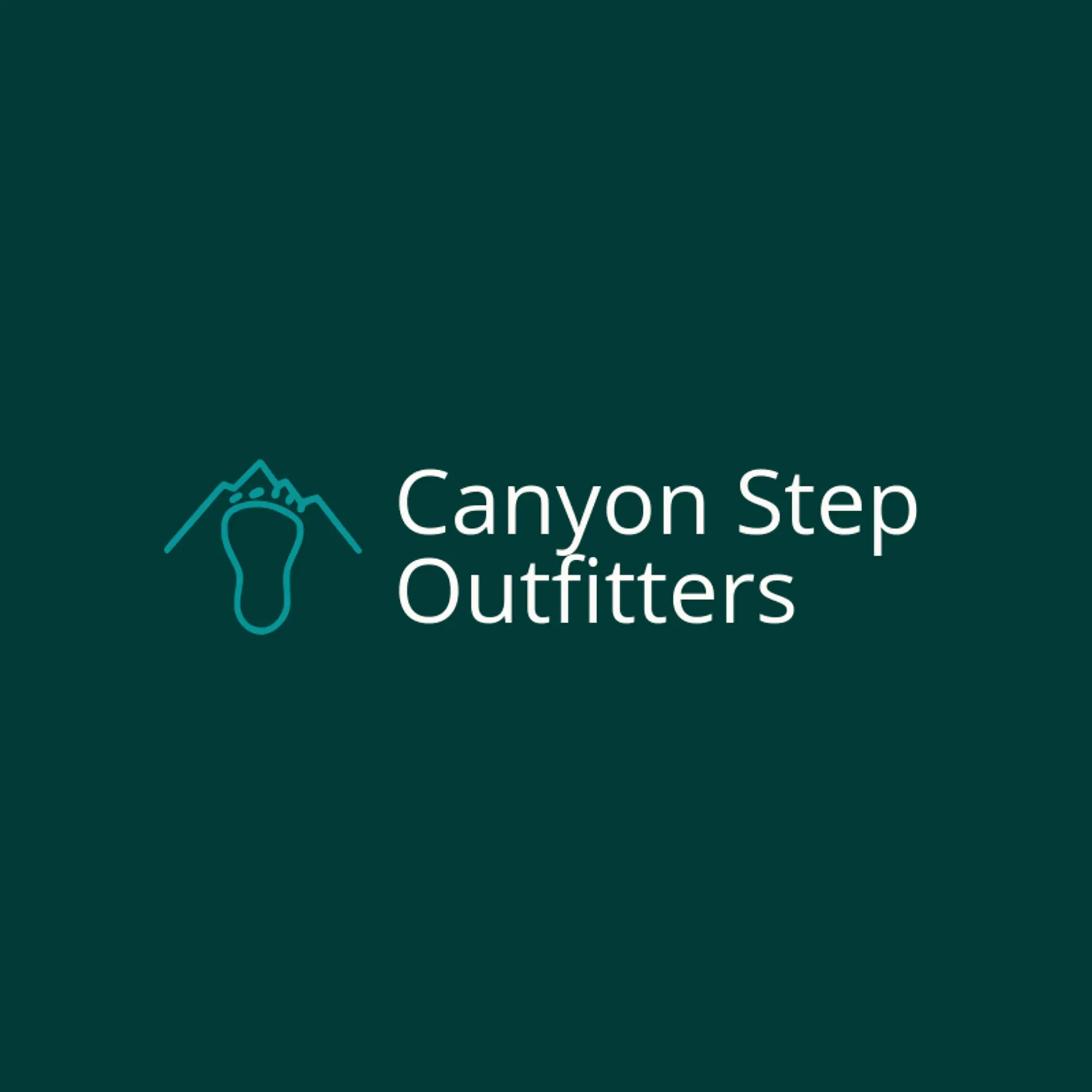 Canyon Step Outfitters logo for foot