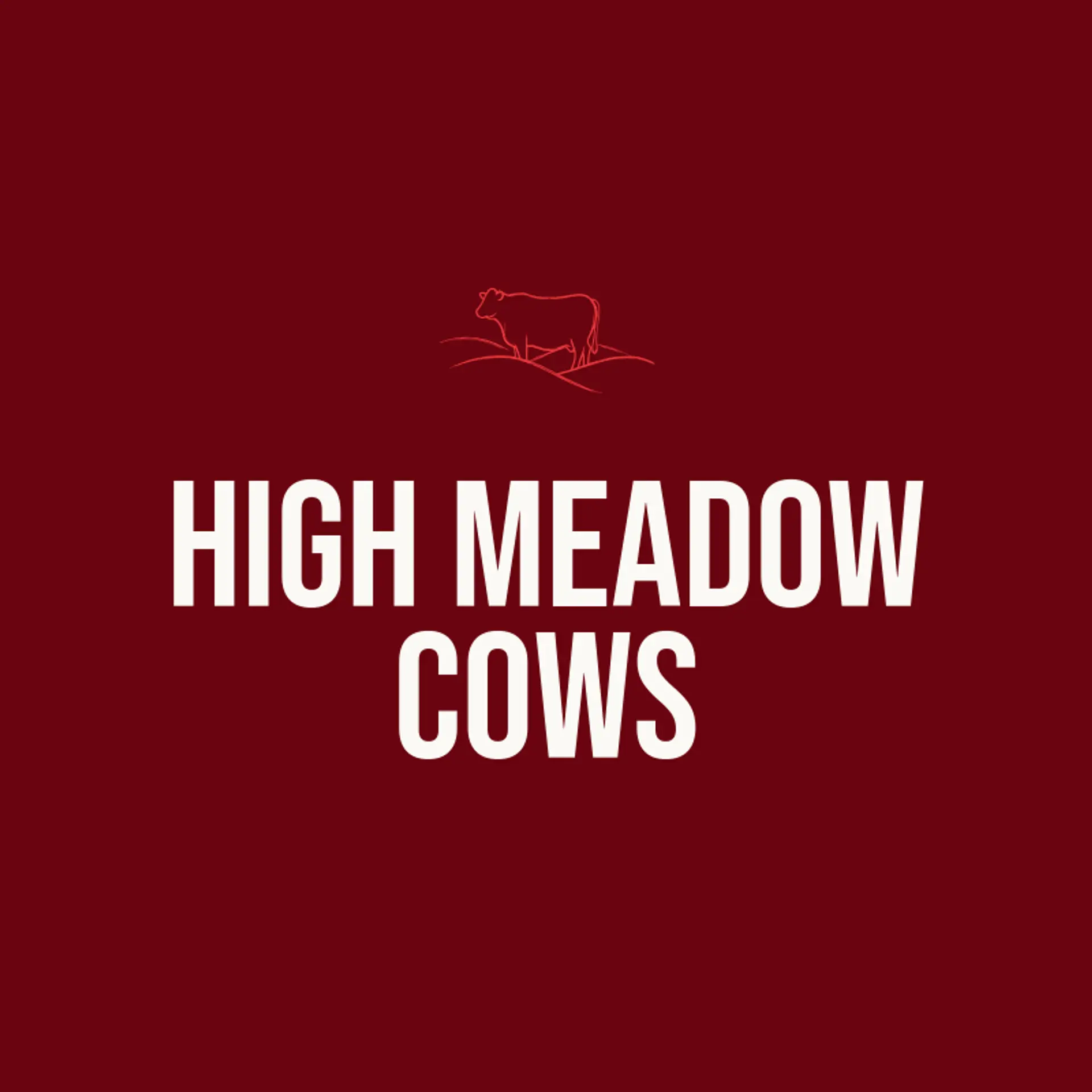 High Meadow Cows logo for cow
