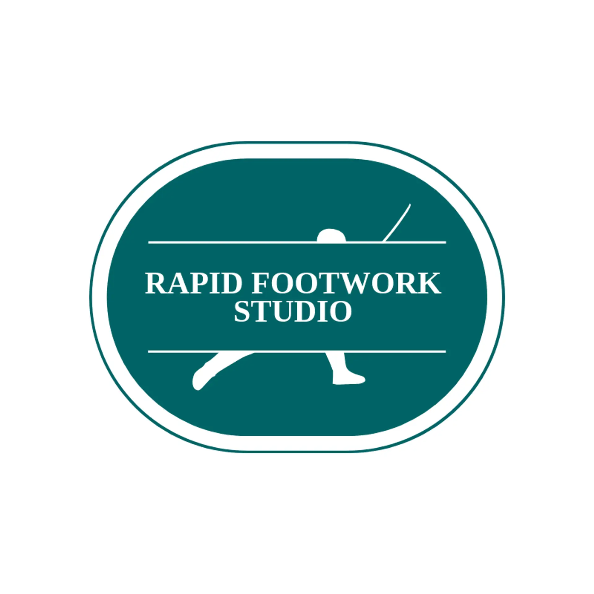 Rapid Footwork Studio logo for fencing