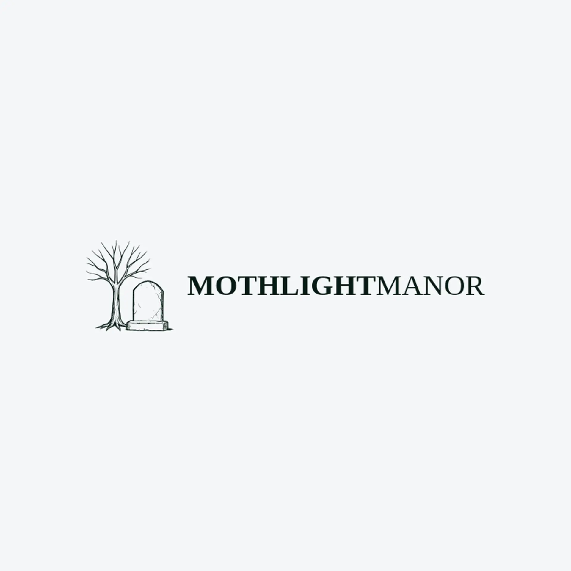 Mothlight Manor logo for horror