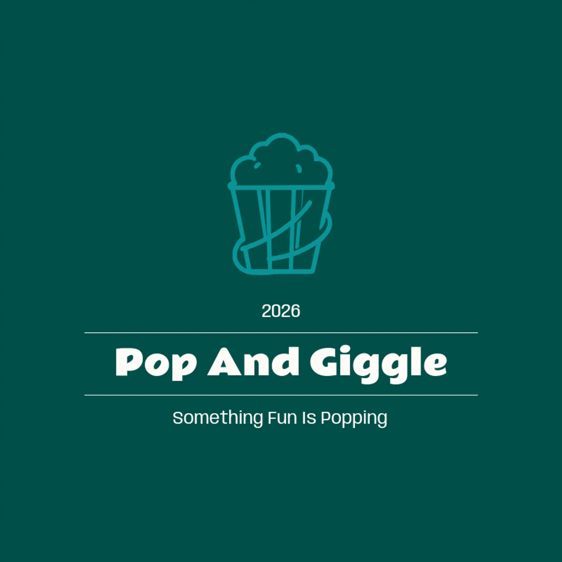 Pop And Giggle logo for comedy