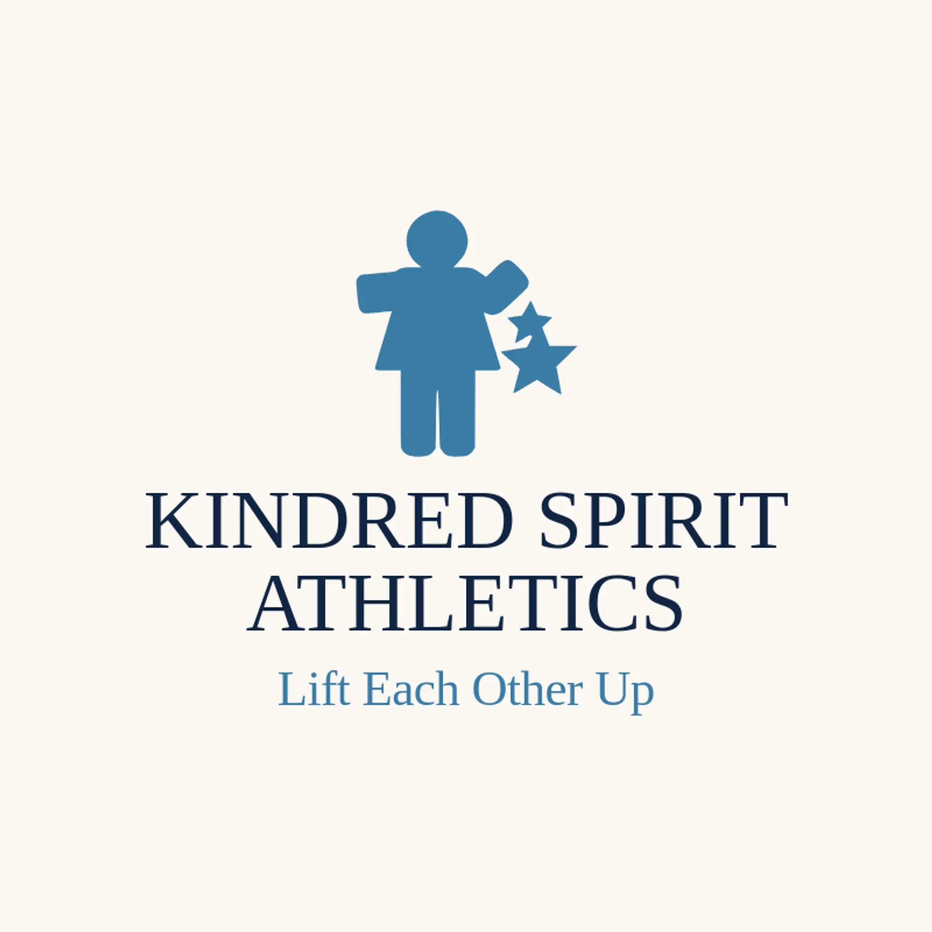 Kindred Spirit Athletics logo for cheerleader