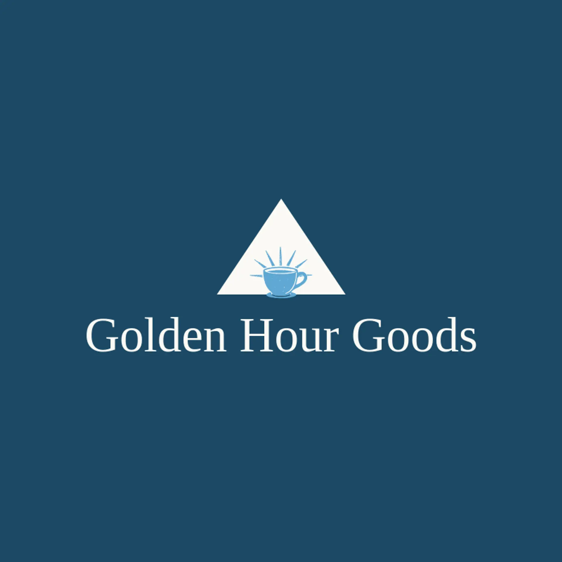 Golden Hour Goods logo for convenience store