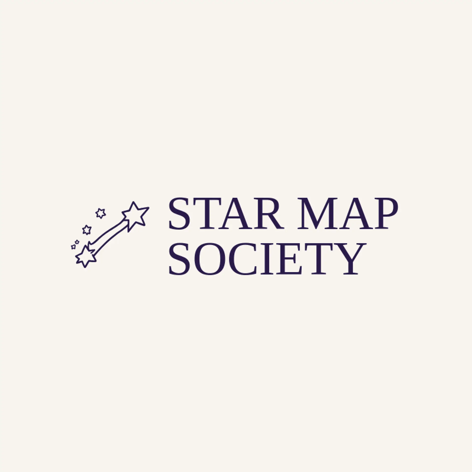 Star Map Society logo for shooting star
