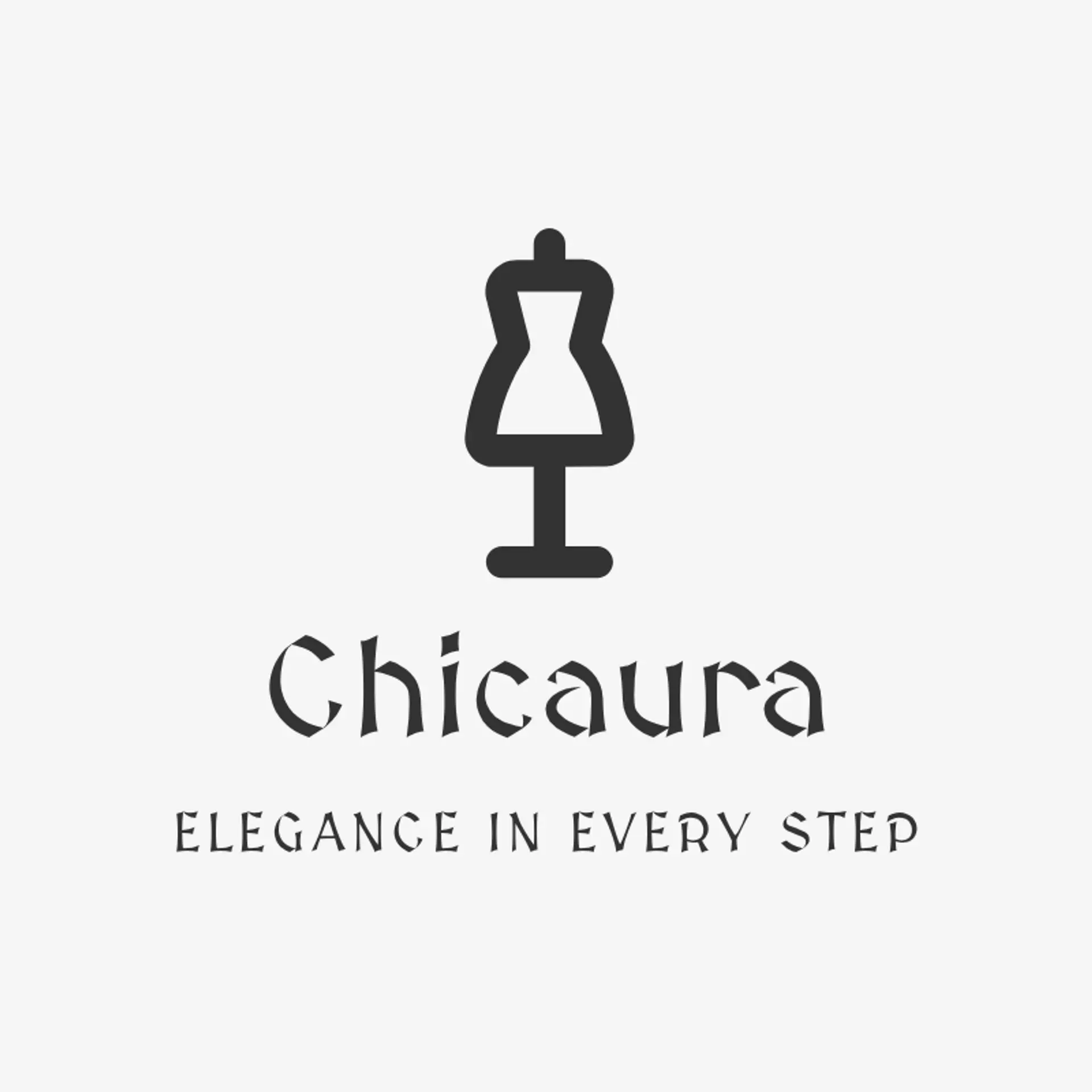ChicAura logo for fashion company