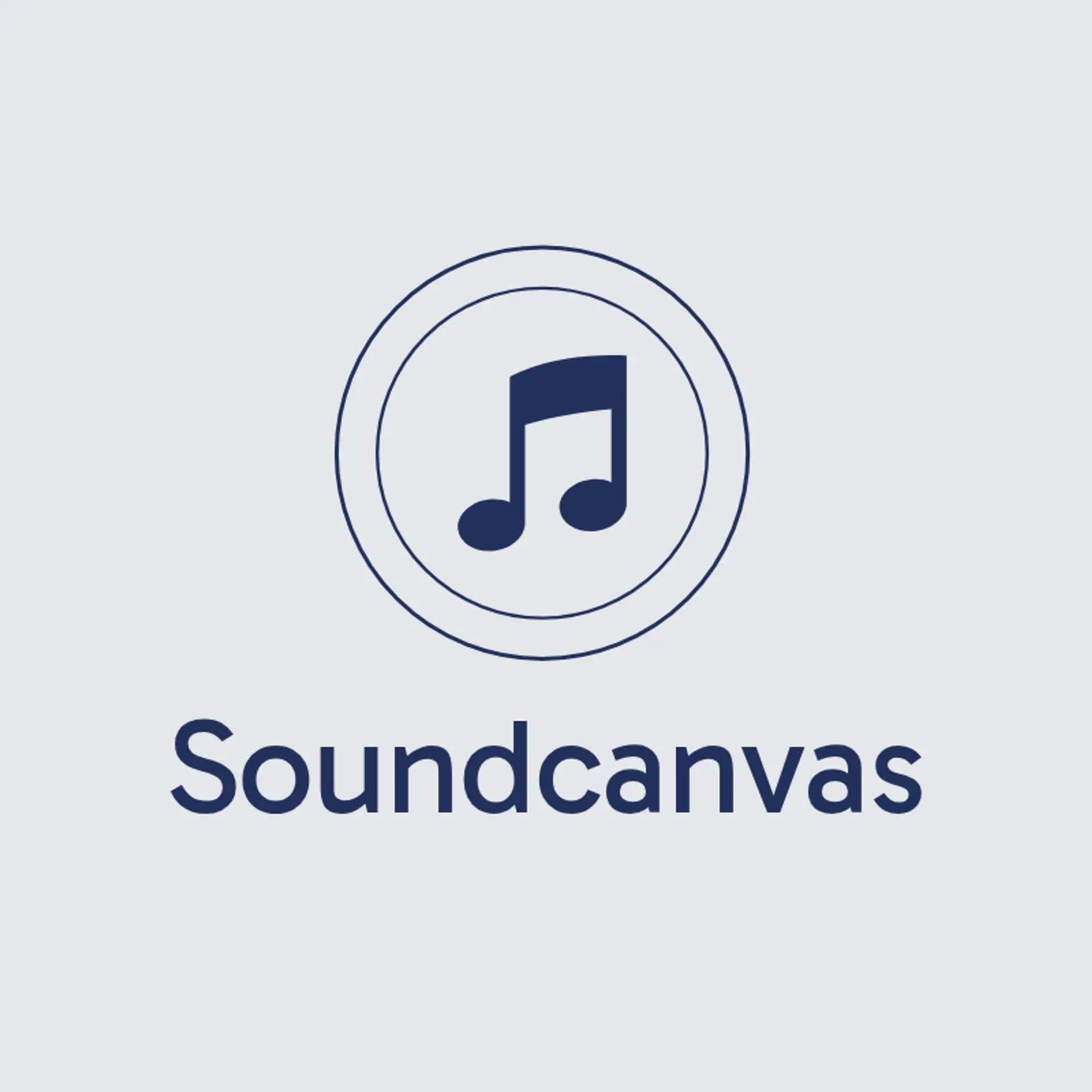 Soundcanvas logo for music artist