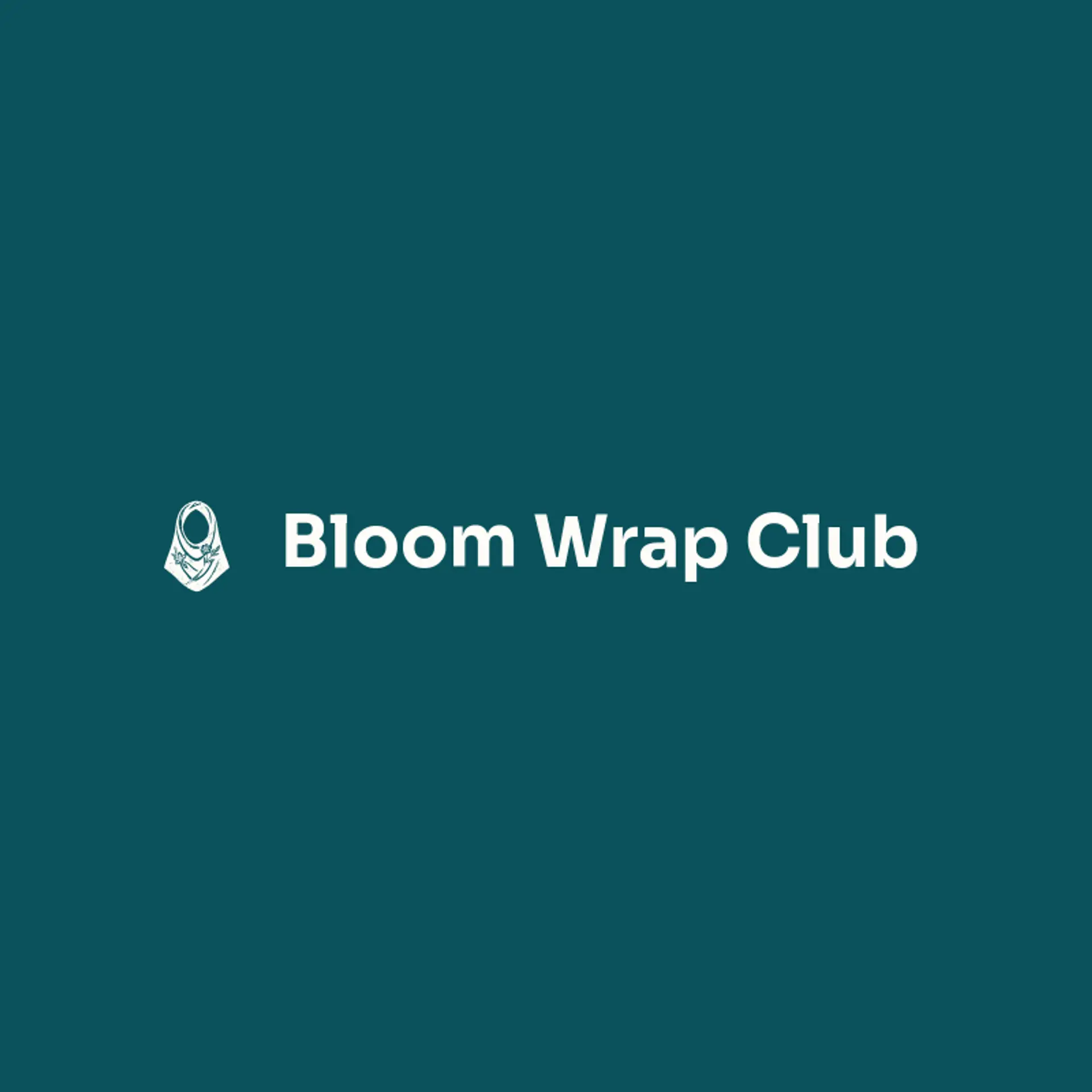 Bloom Wrap Club logo for hijab
