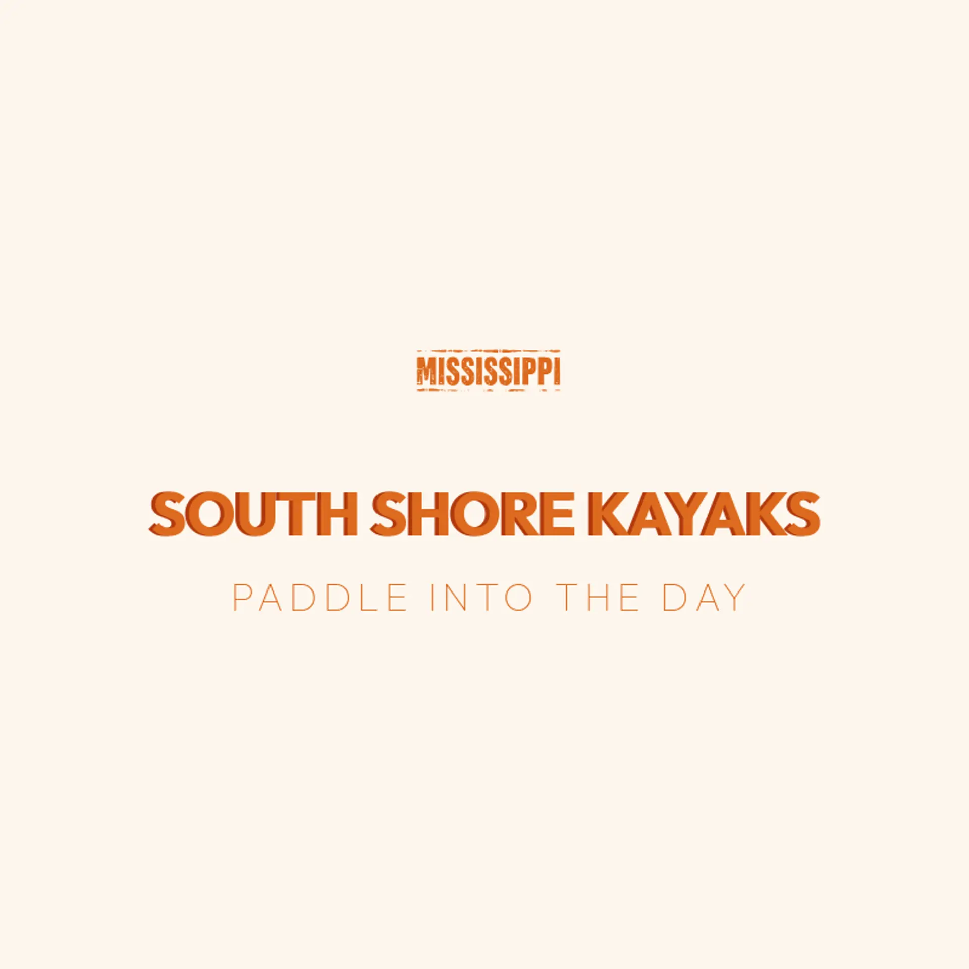 South Shore Kayaks logo for mississippi