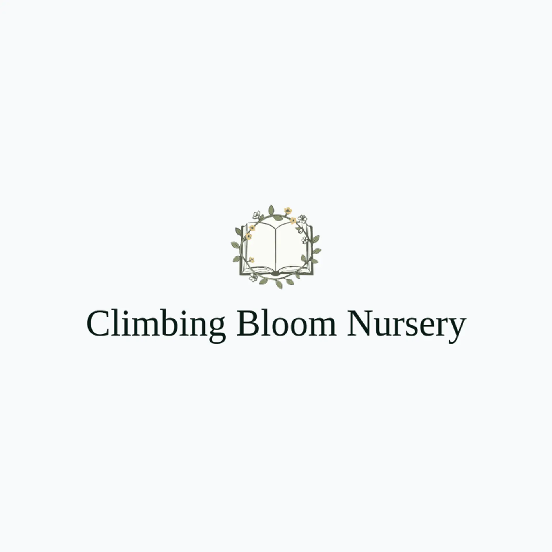 Climbing Bloom Nursery logo for vine