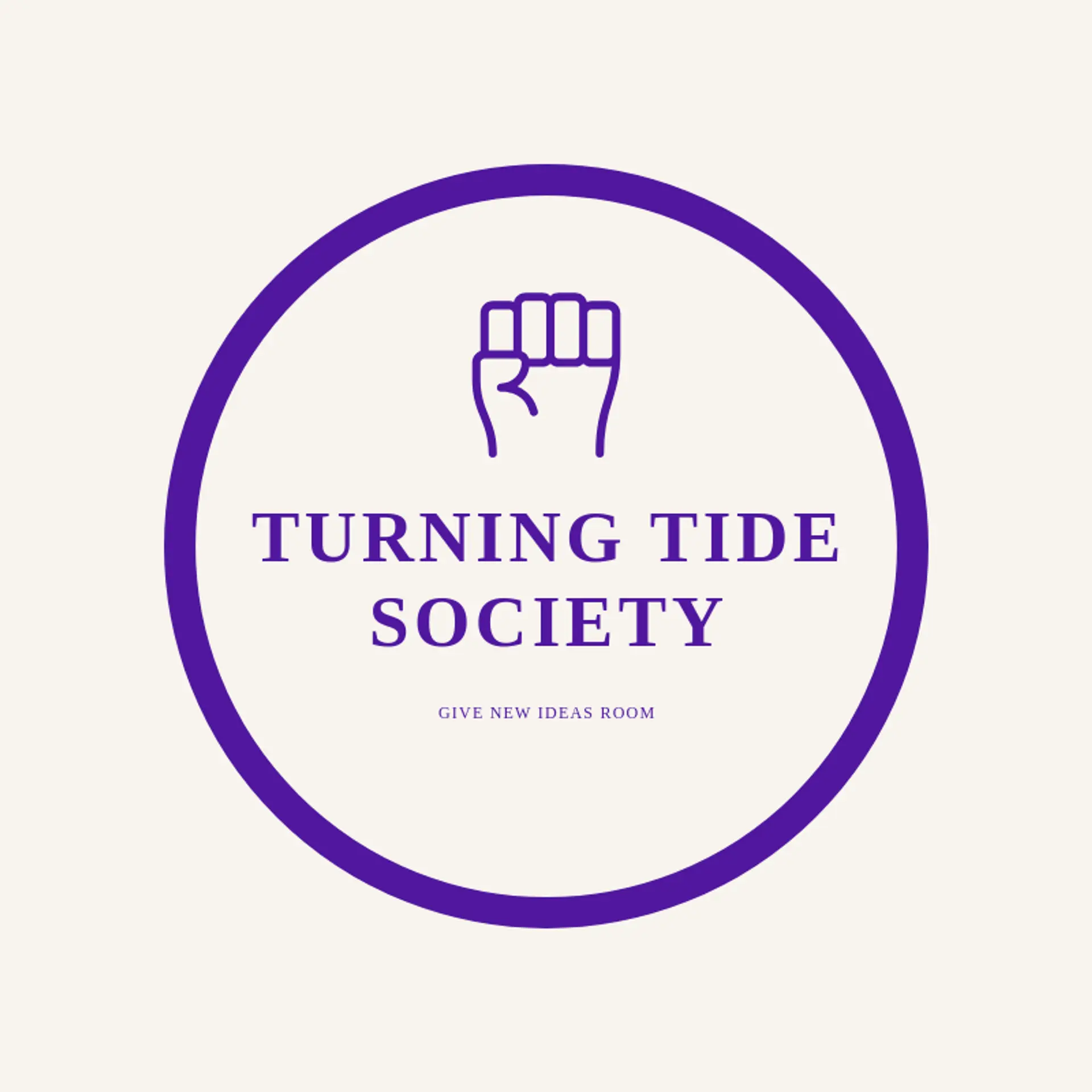 Turning Tide Society logo for revolution