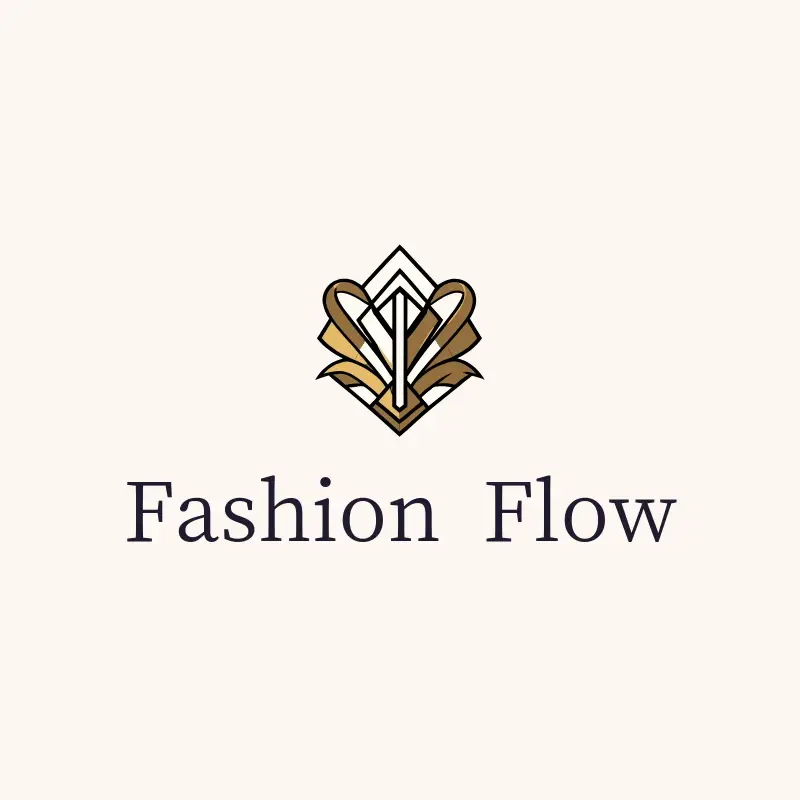 The blog name Fashion Flow as a branded logo with a color icon