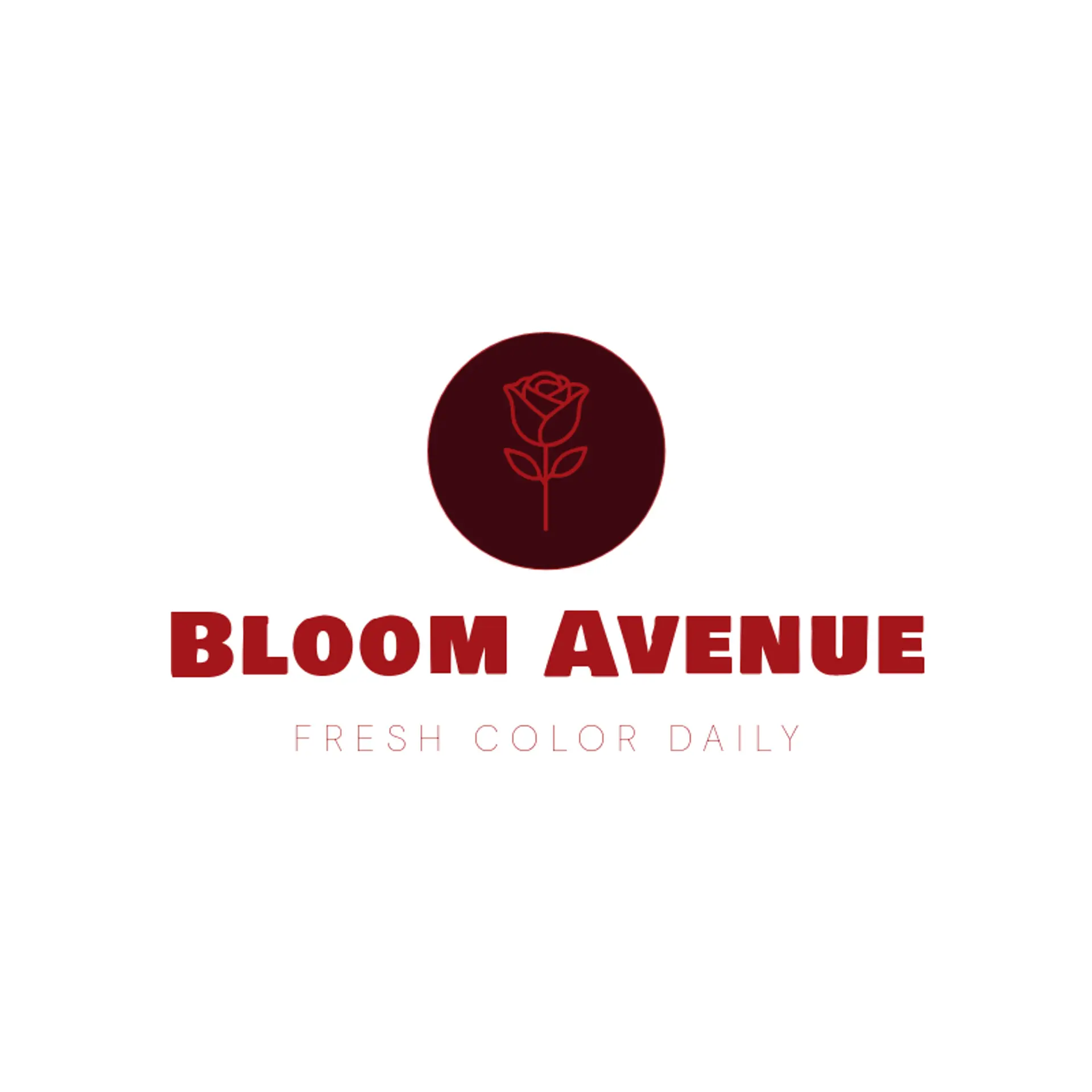 Bloom Avenue logo for flower