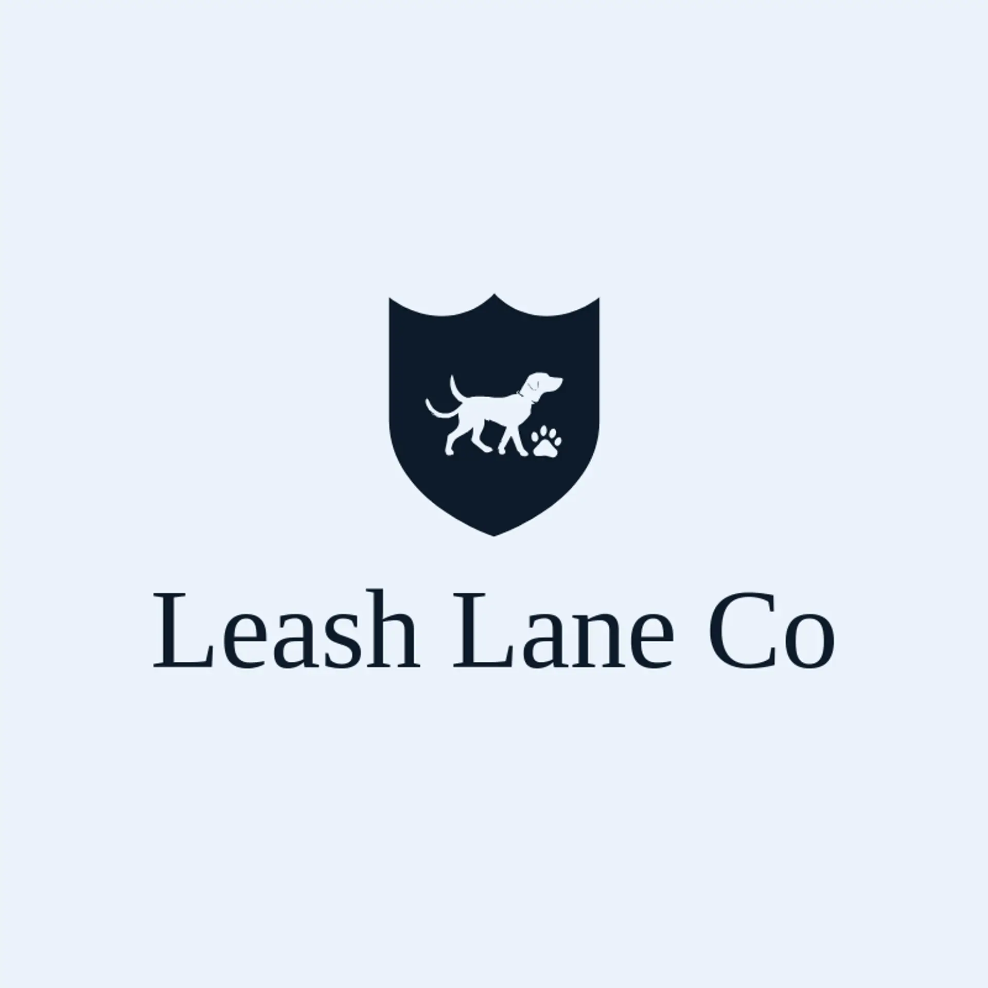 Leash Lane Co logo for dog walking