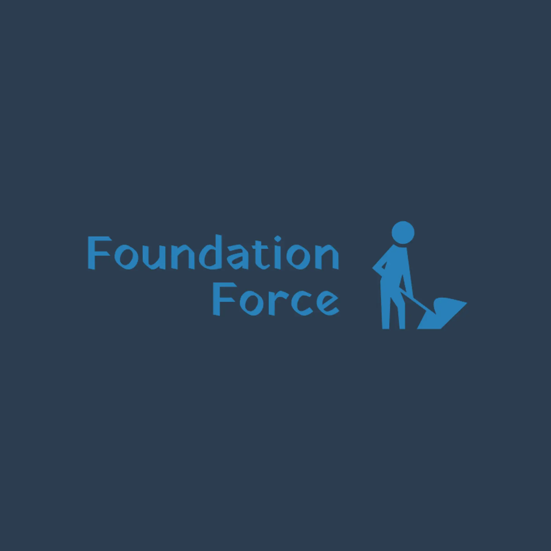 Foundation Force logo for construction business