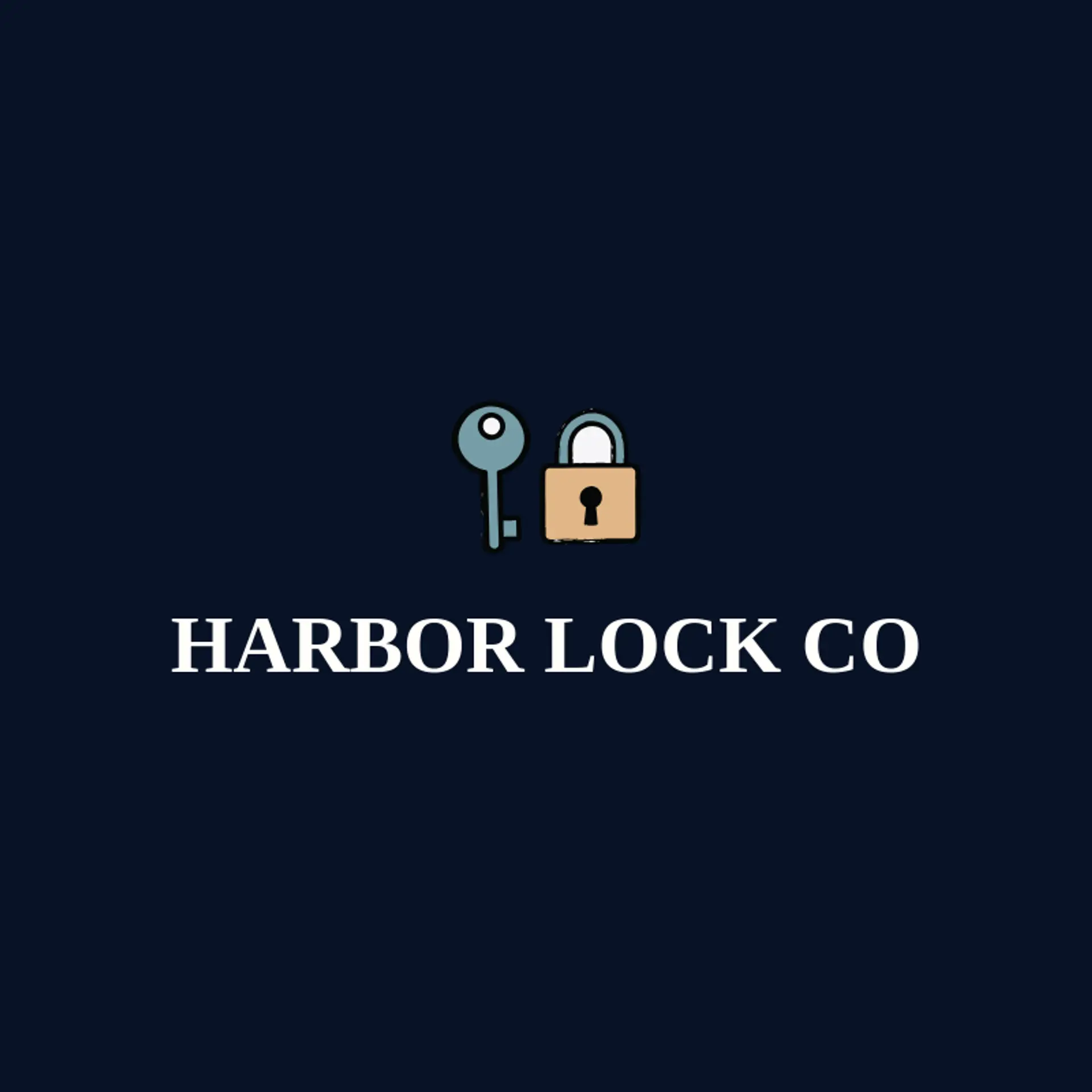 Harbor Lock Co logo for lock