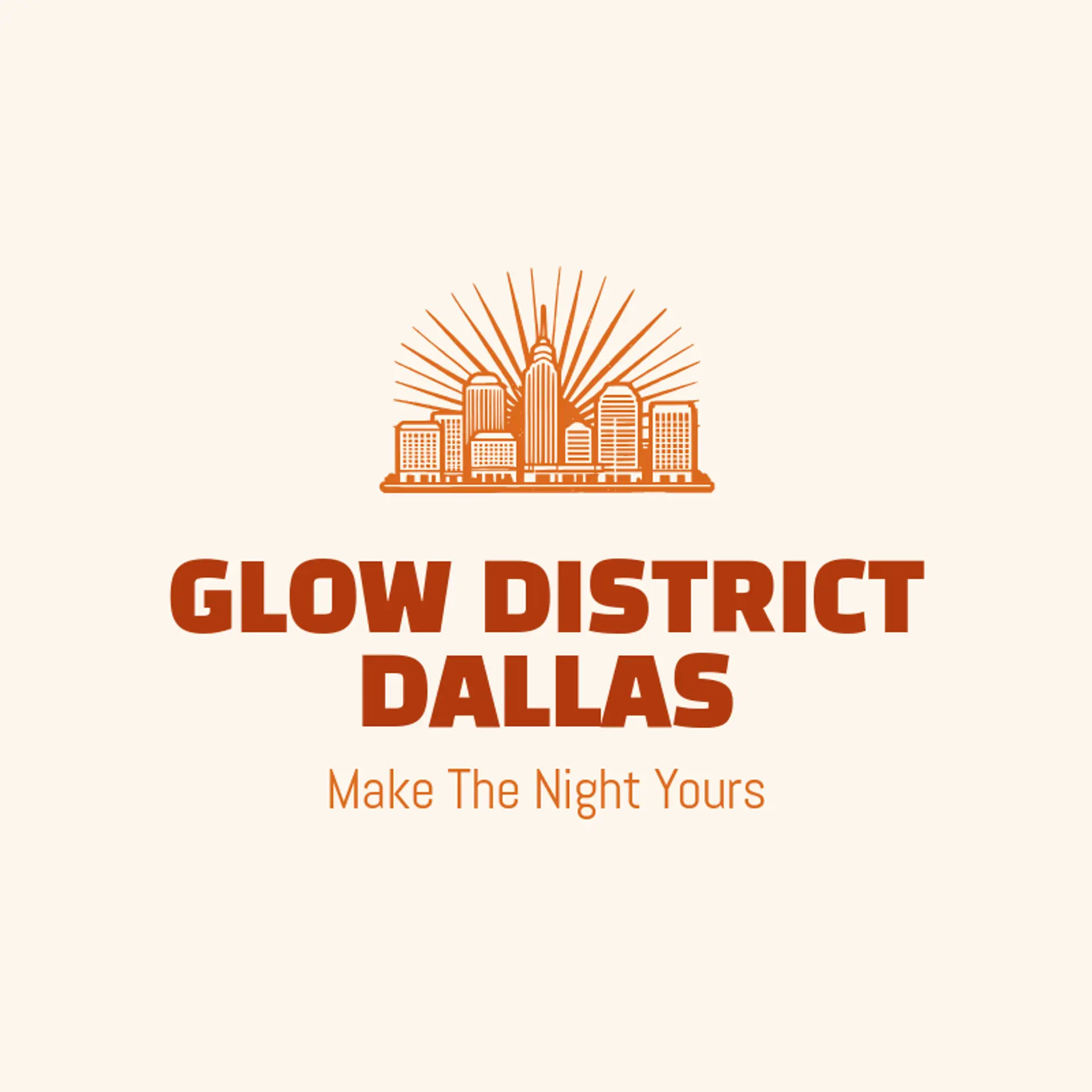 Glow District Dallas logo for dallas