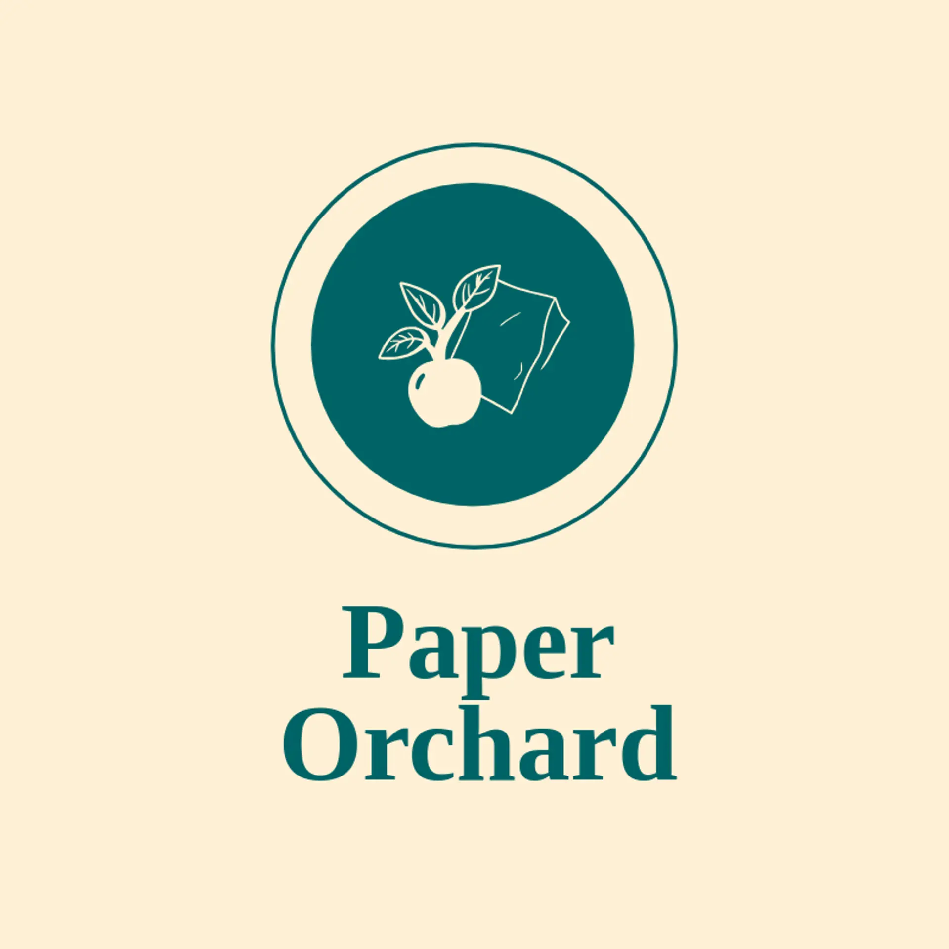 Paper Orchard logo for paper