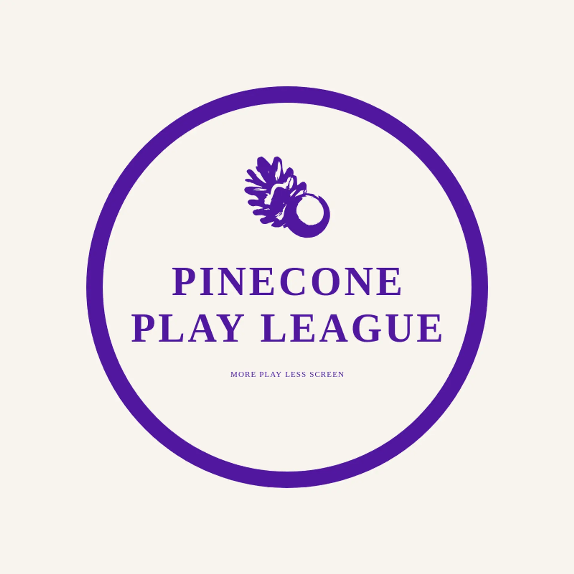 Pinecone Play League logo for recreation