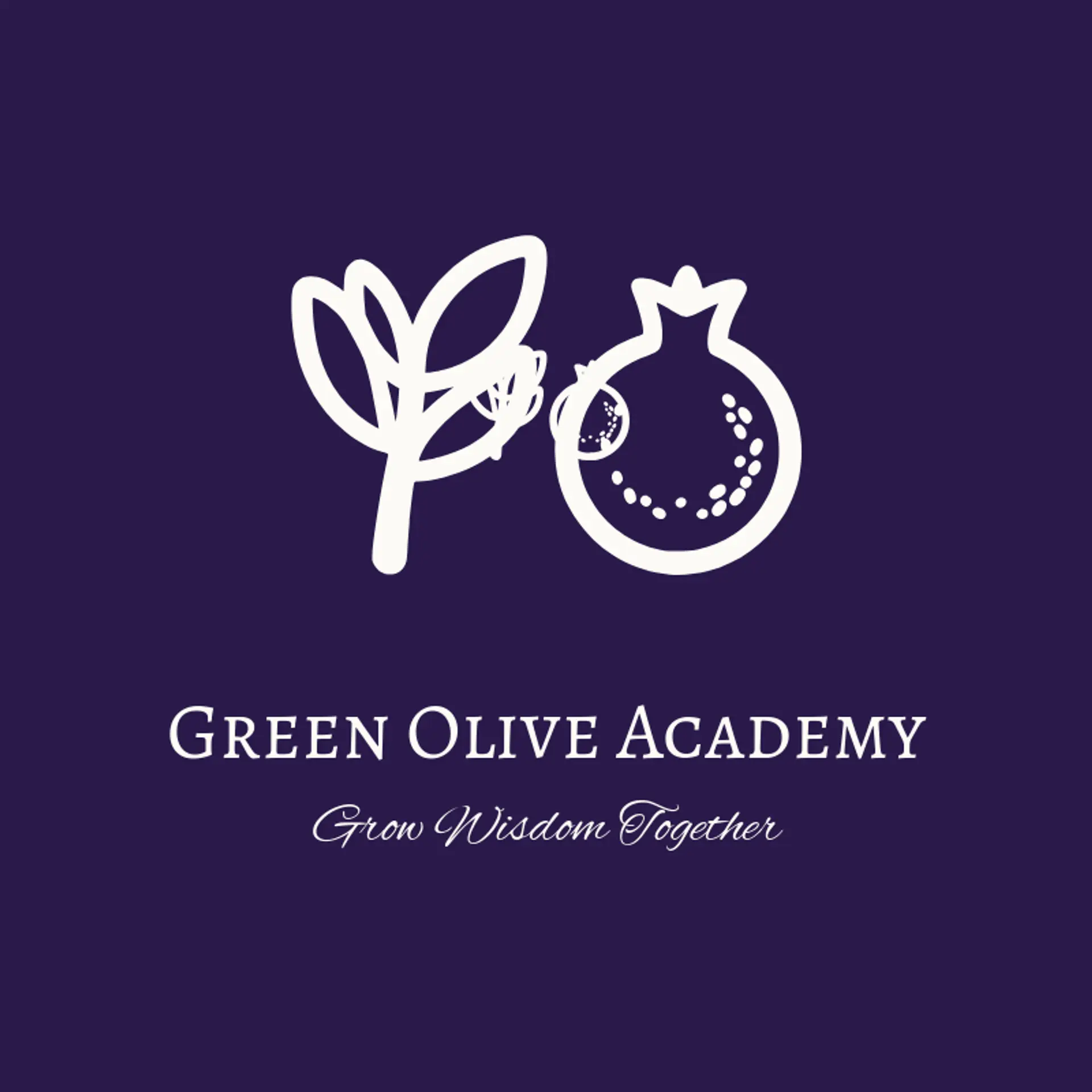 Green Olive Academy logo for jewish