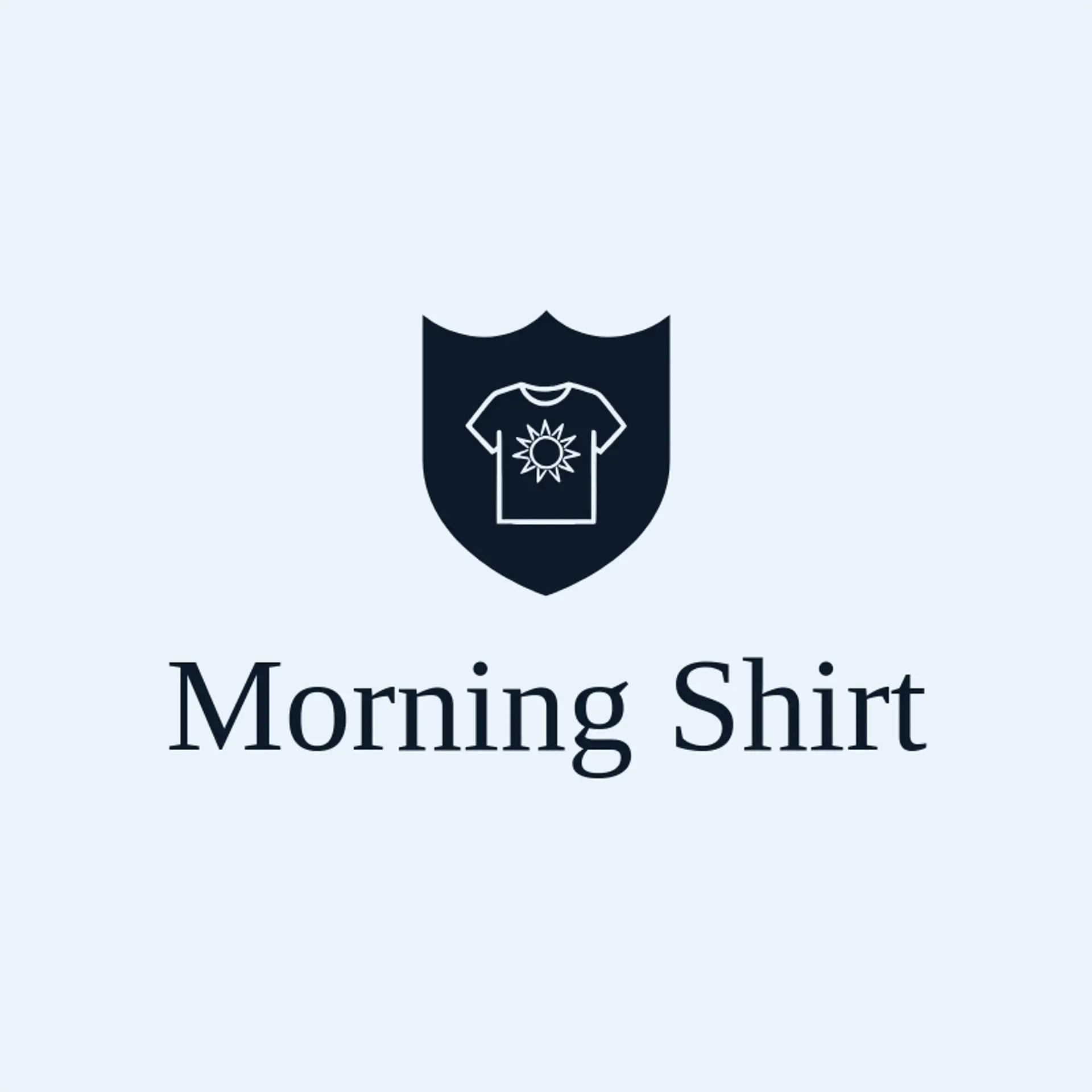 Morning Shirt logo for clothes