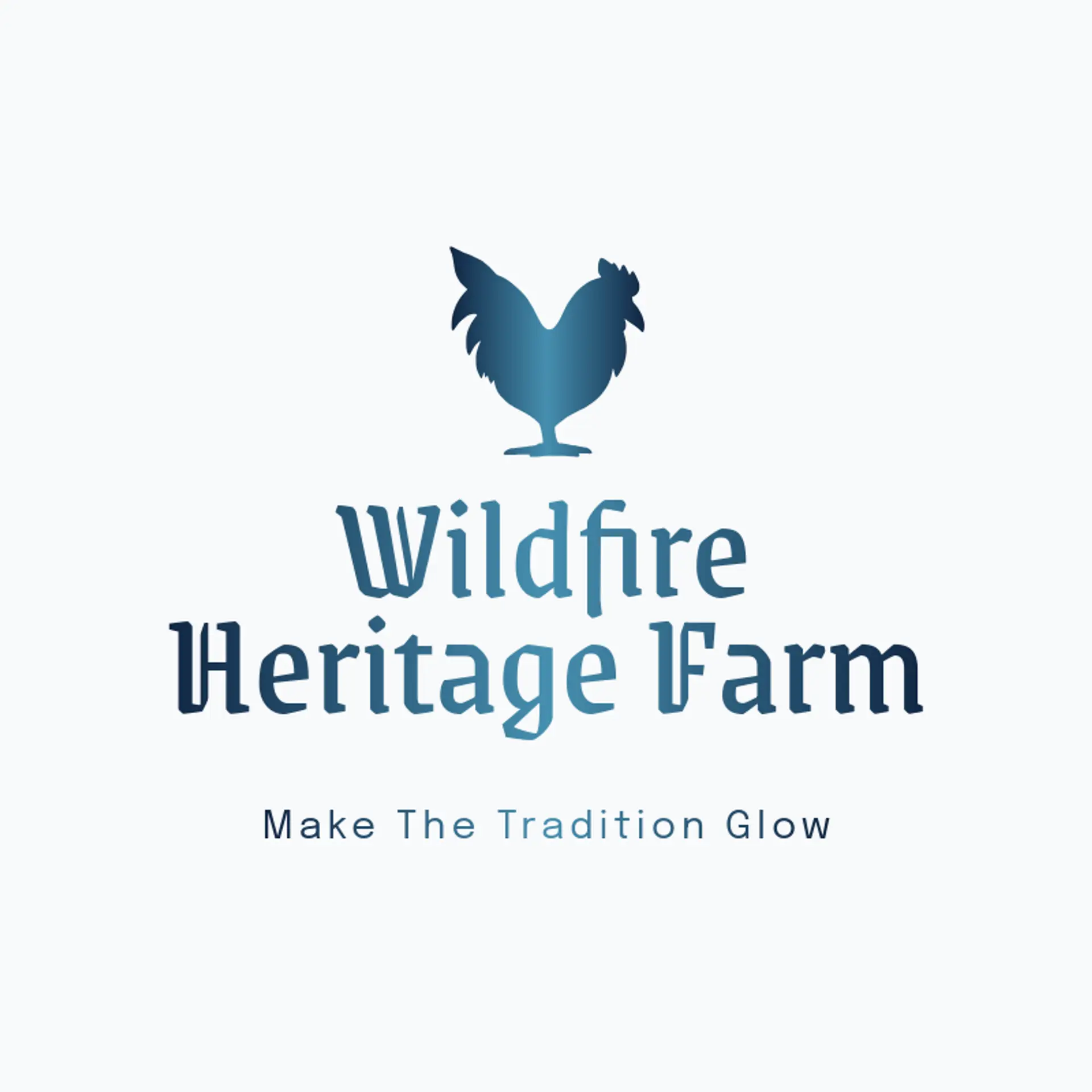 Wildfire Heritage Farm logo for gamefowl
