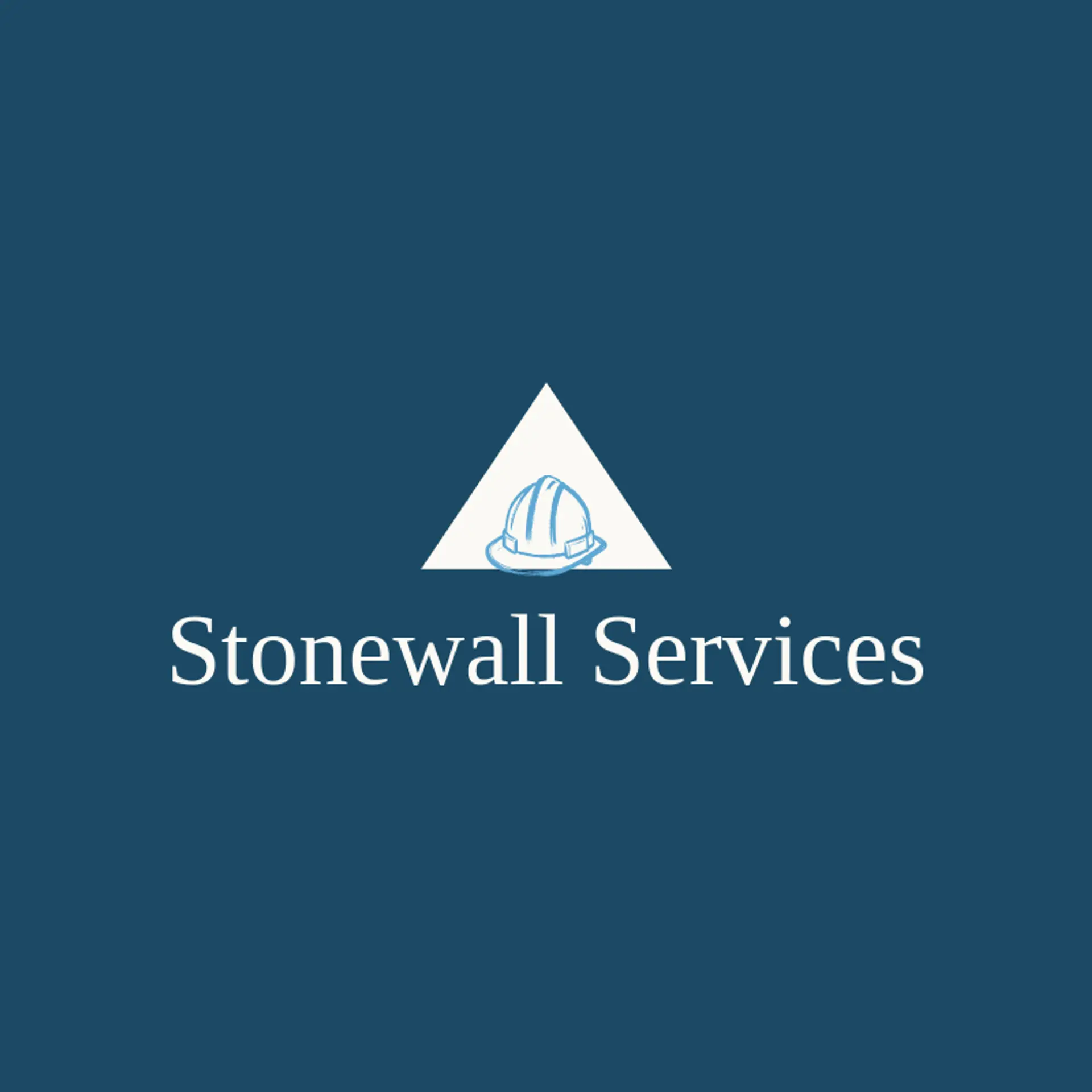 Stonewall Services logo for hard hat