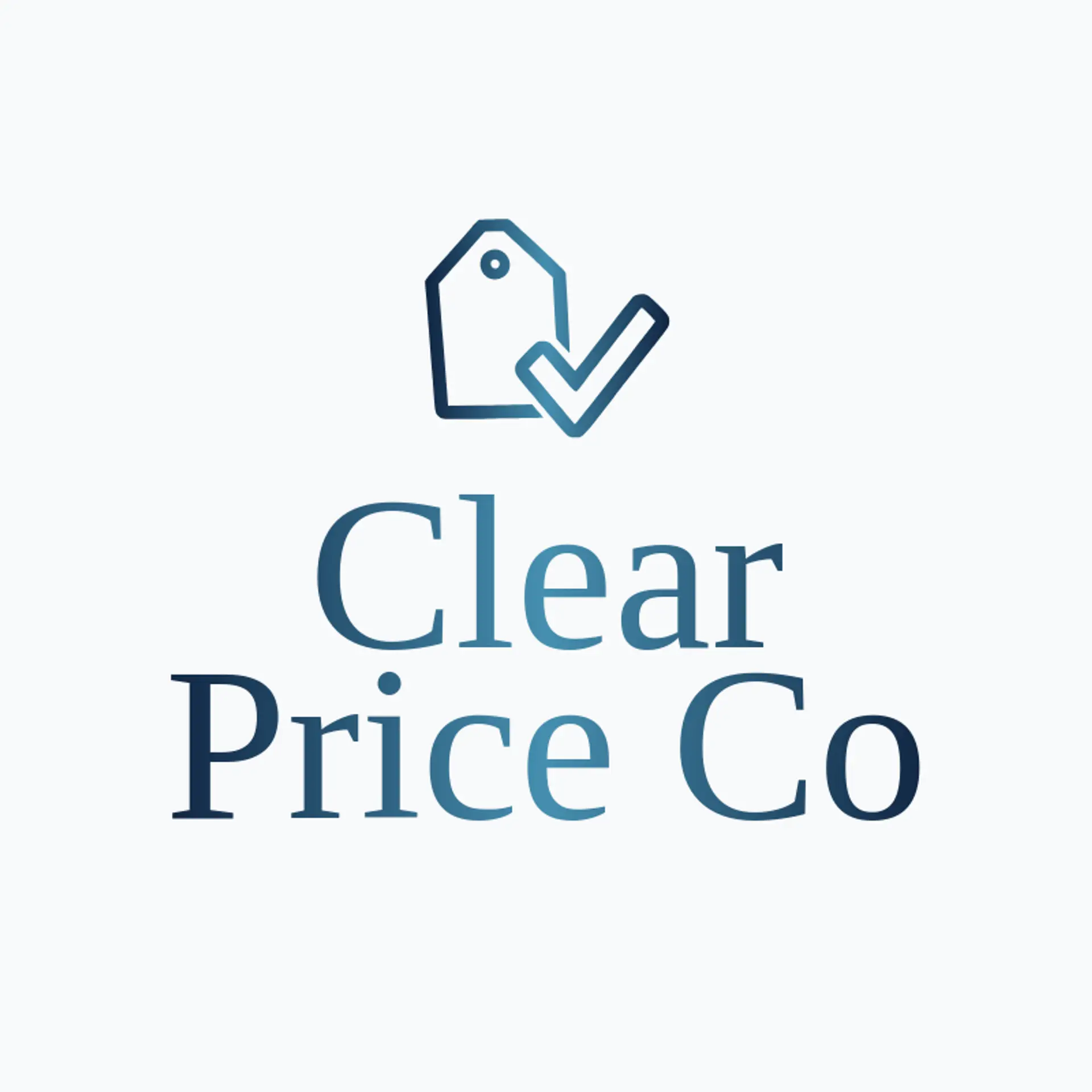 Clear Price Co logo for discount