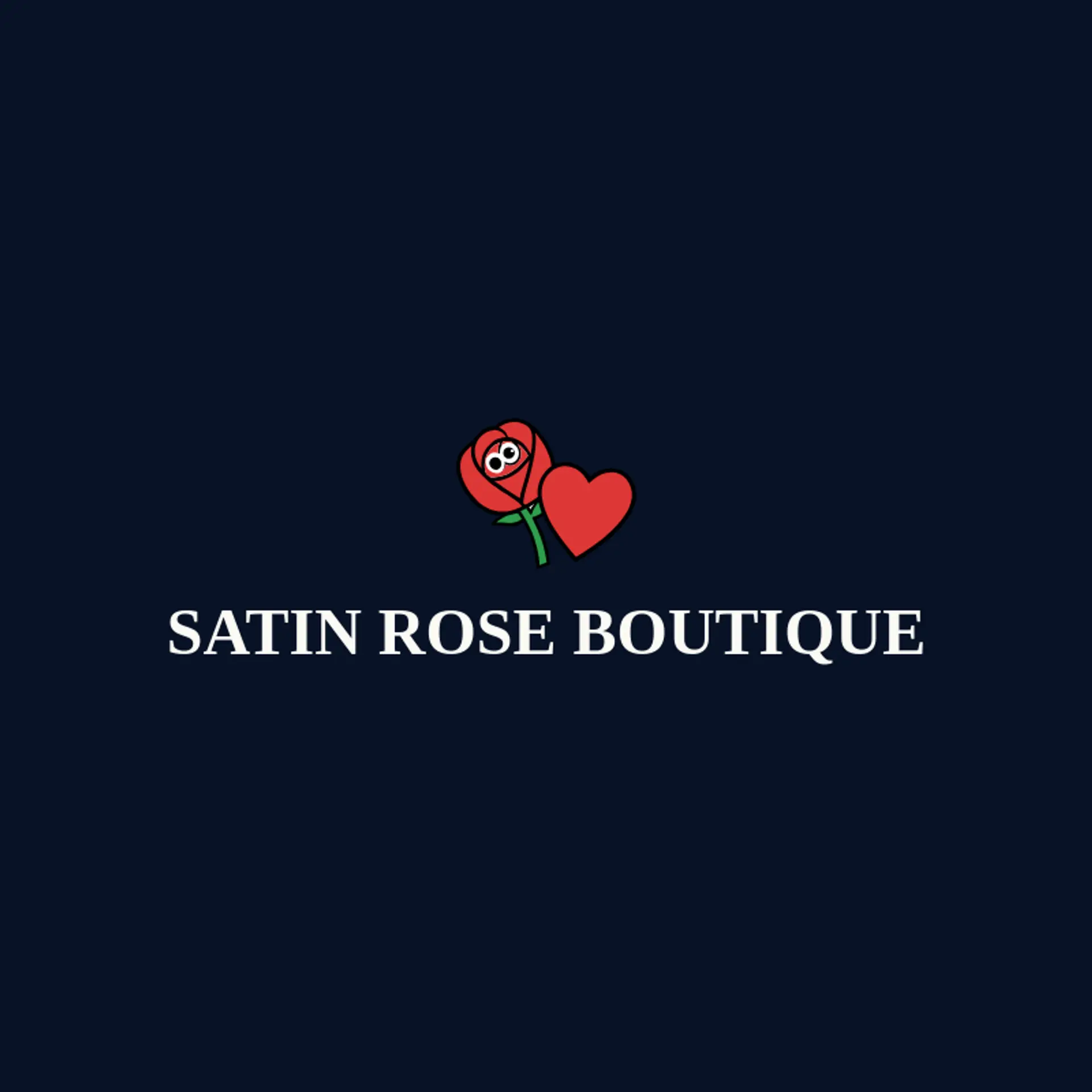 Satin Rose Boutique logo for valentine