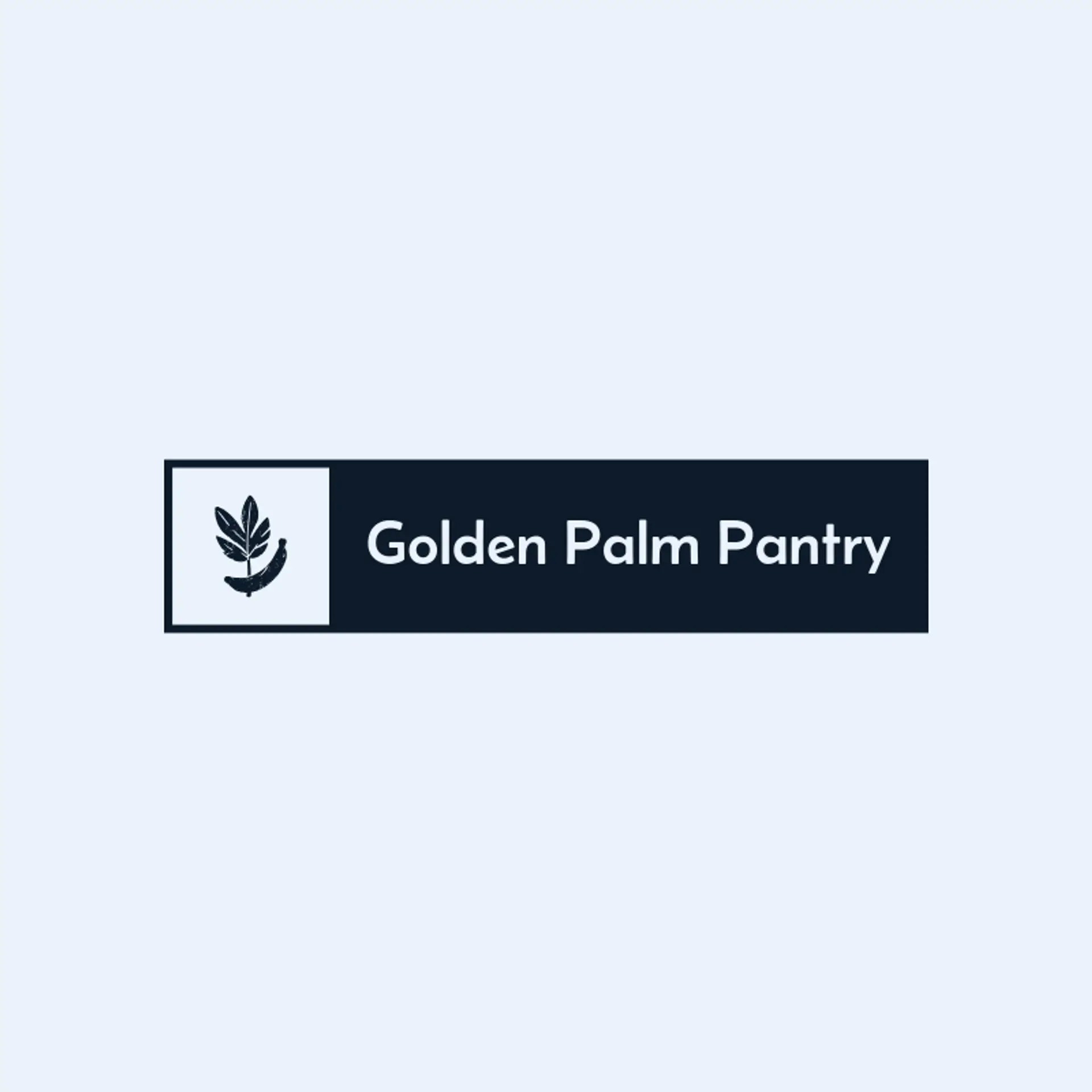 Golden Palm Pantry logo for banana