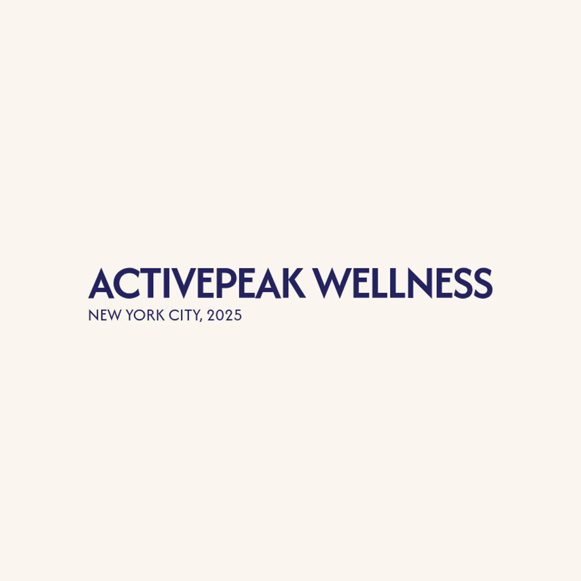 ActivePeak Wellness logo for personal training fitness