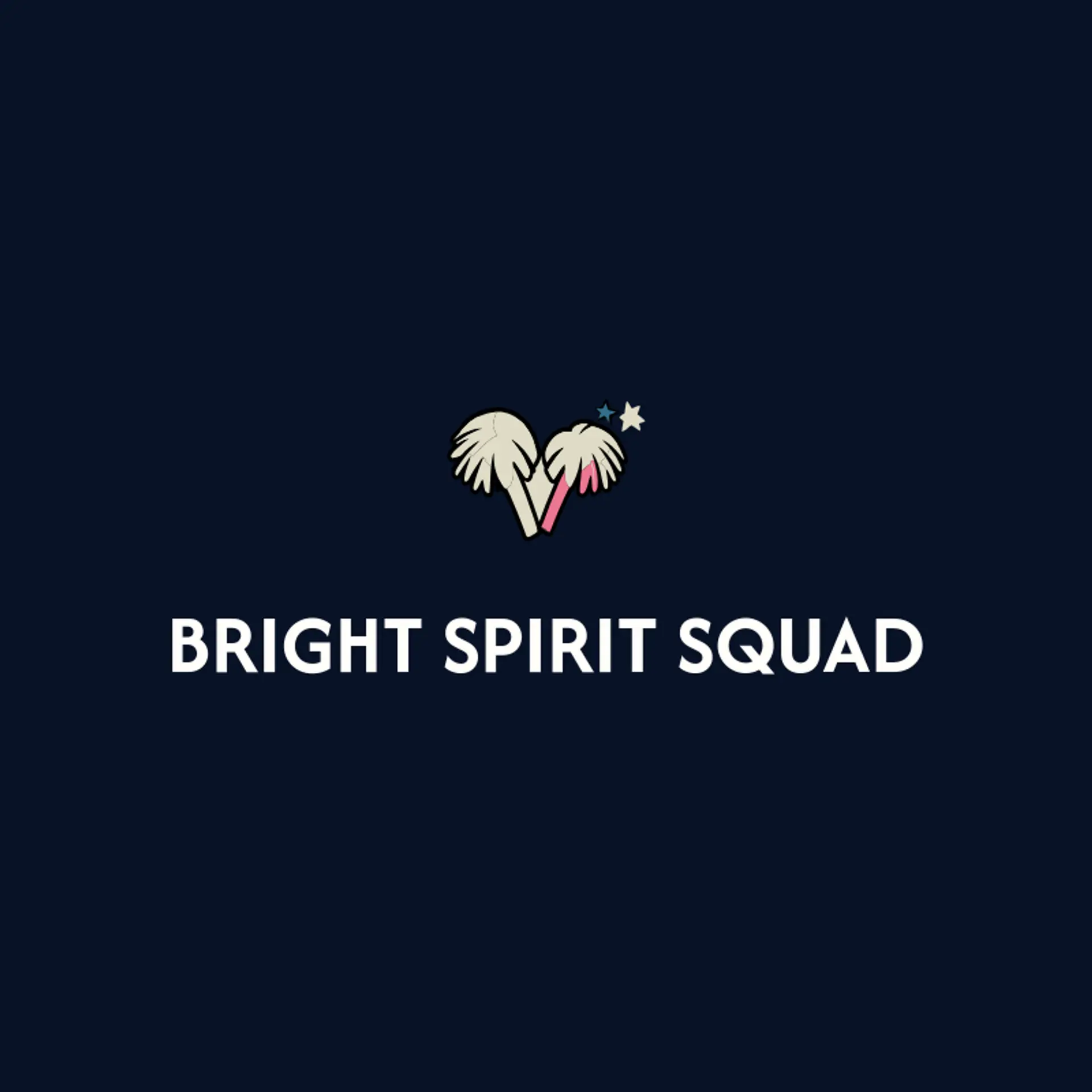Bright Spirit Squad logo for cheerleading