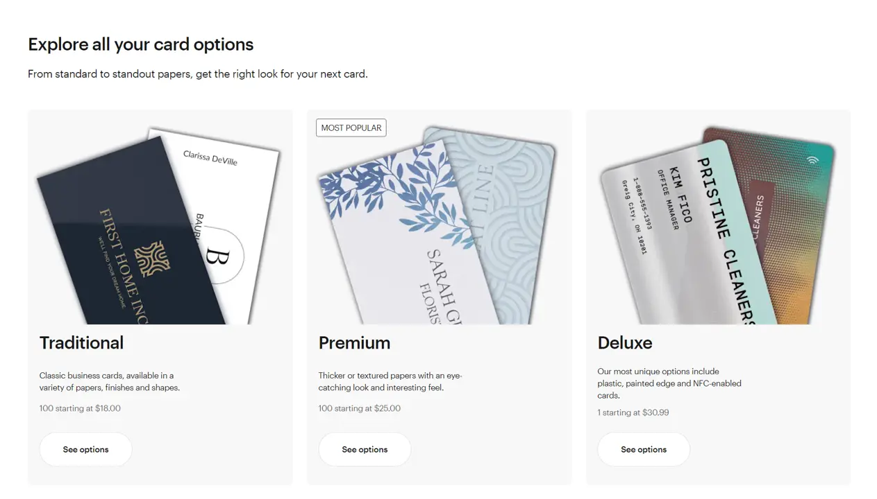 Vista Create business card templates