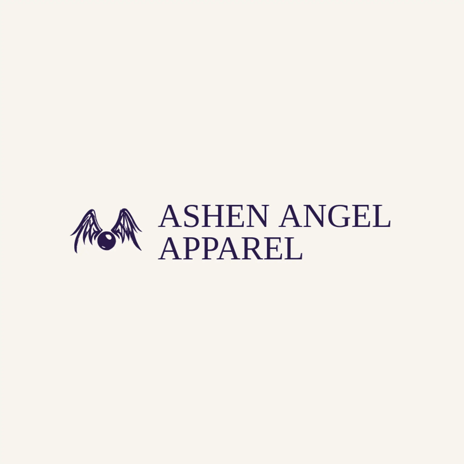 Ashen Angel Apparel logo for goth