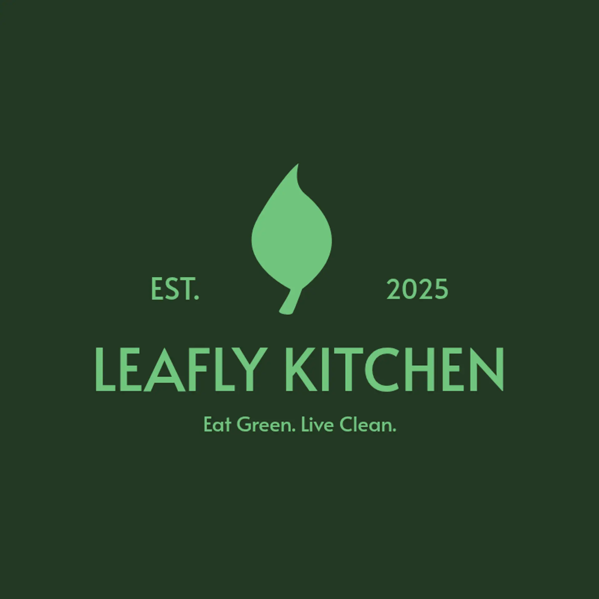 Green Fork Bistro logo for vegan restaurant