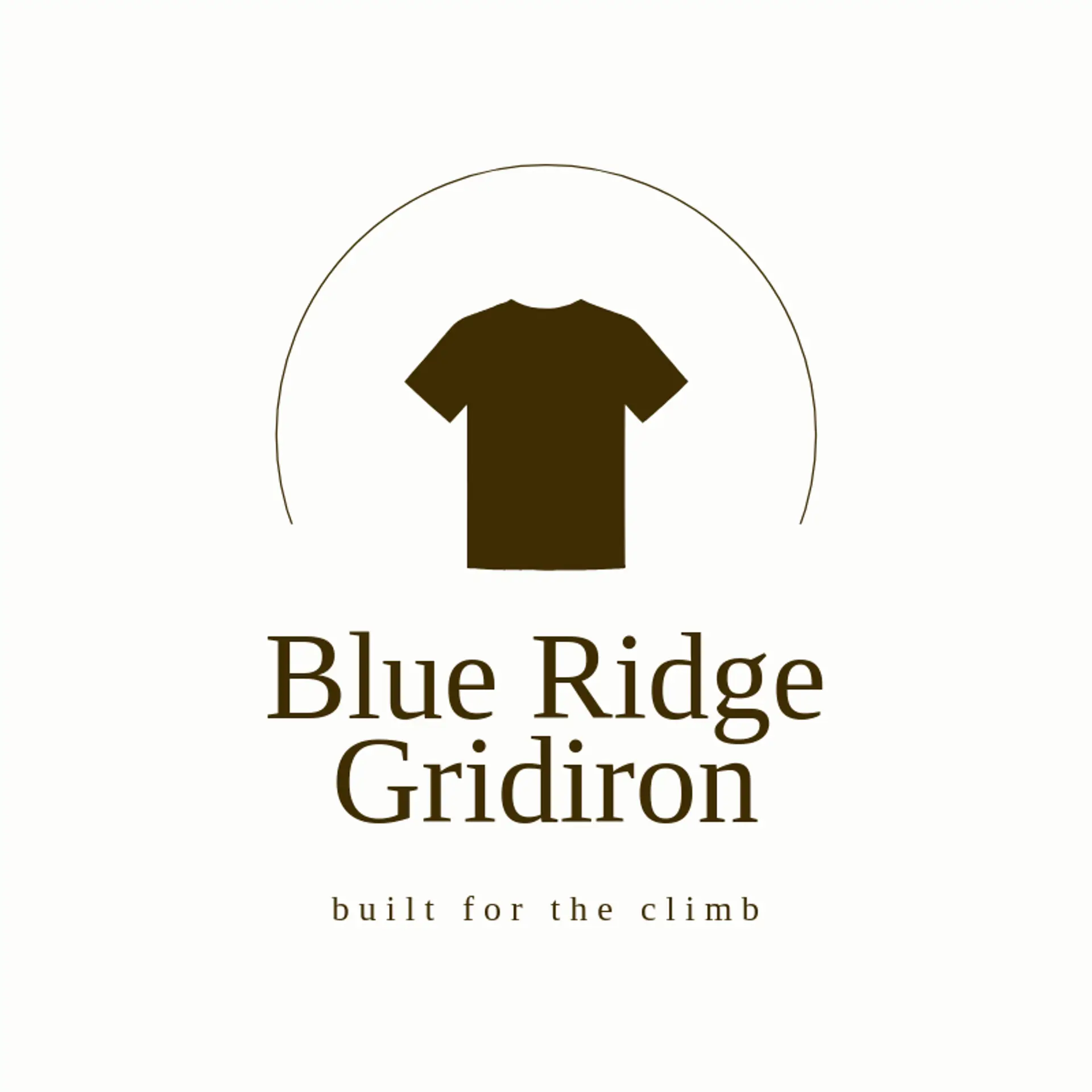 Blue Ridge Gridiron logo for american football