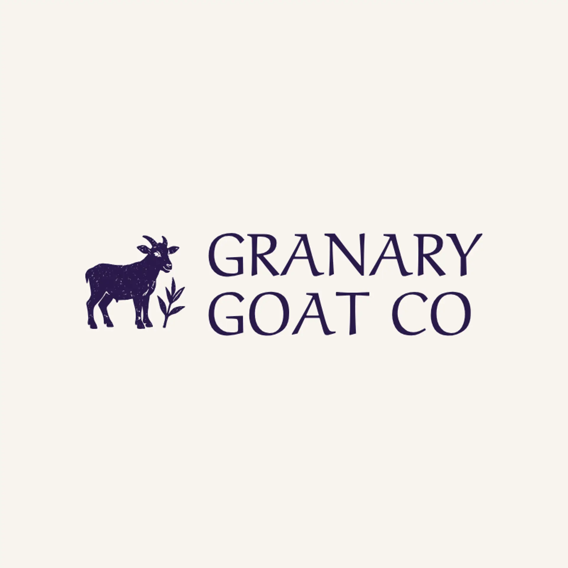 Granary Goat Co logo for goat